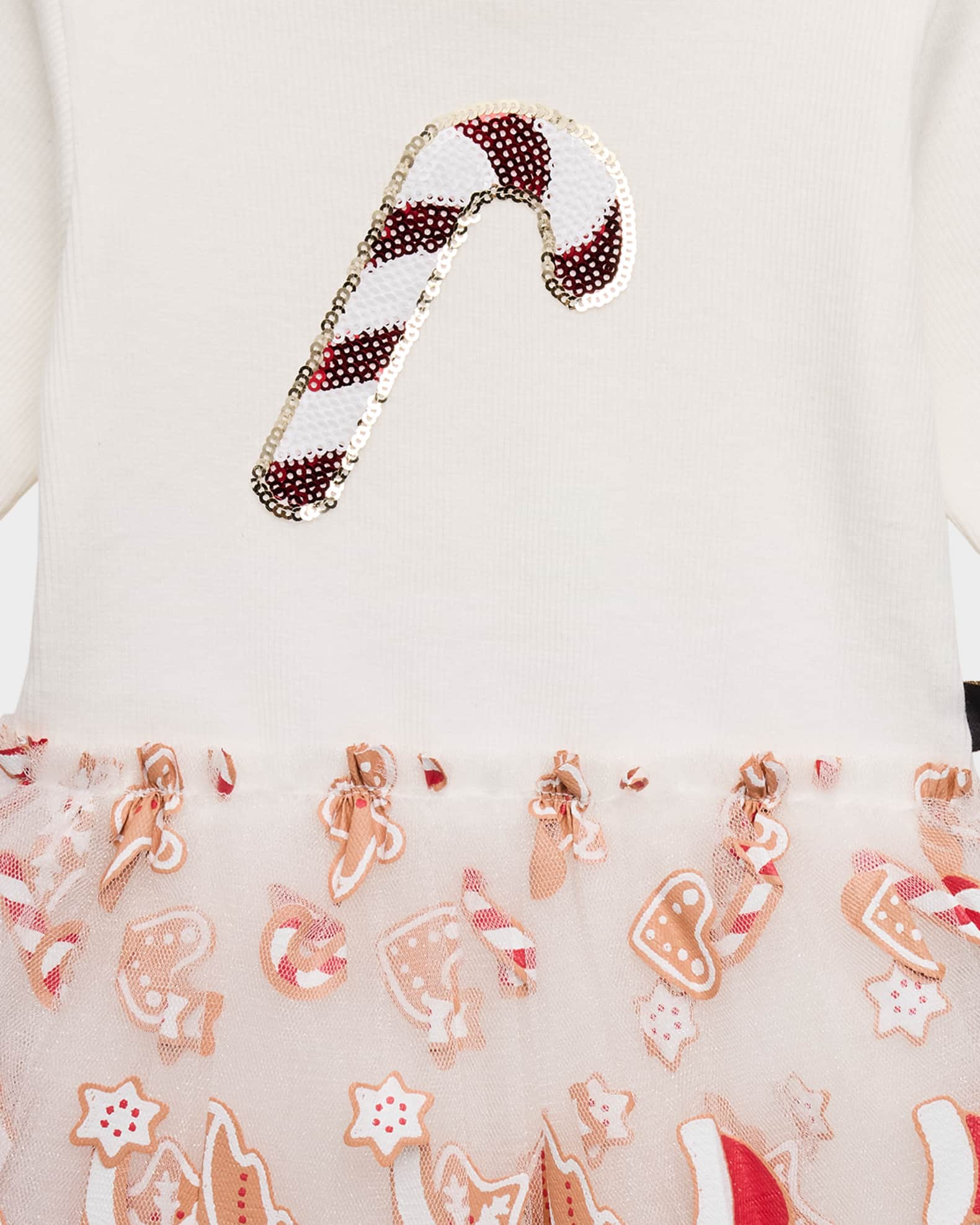 Petite Hailey Girl's Candy Cane Combo Tutu Dress, Size 12M8 Neiman