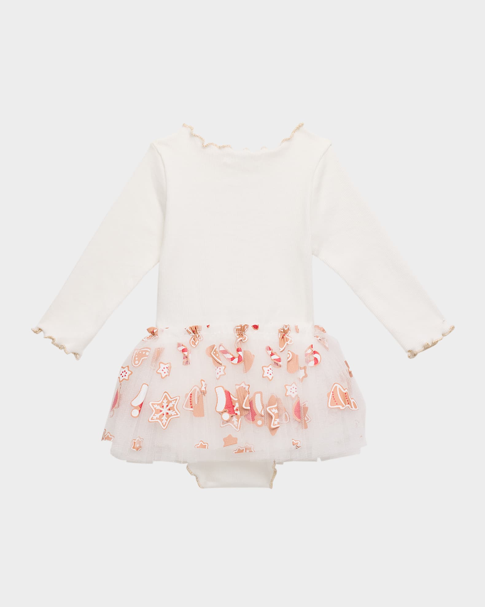 Petite Hailey Girl's Candy Cane Combo Tutu Dress, Size 6M18M Neiman