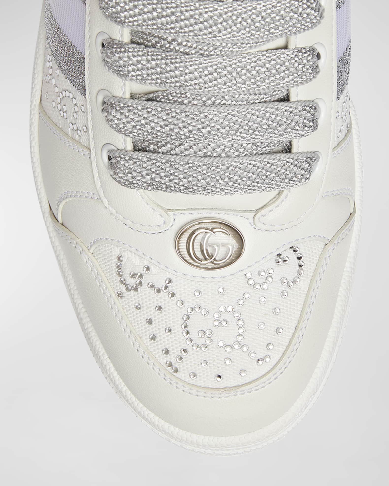 スニーカー GUCCI GG SNEAKERS Gucci GG Embossed Leather Low-Top Sneakers | Neiman Marcus