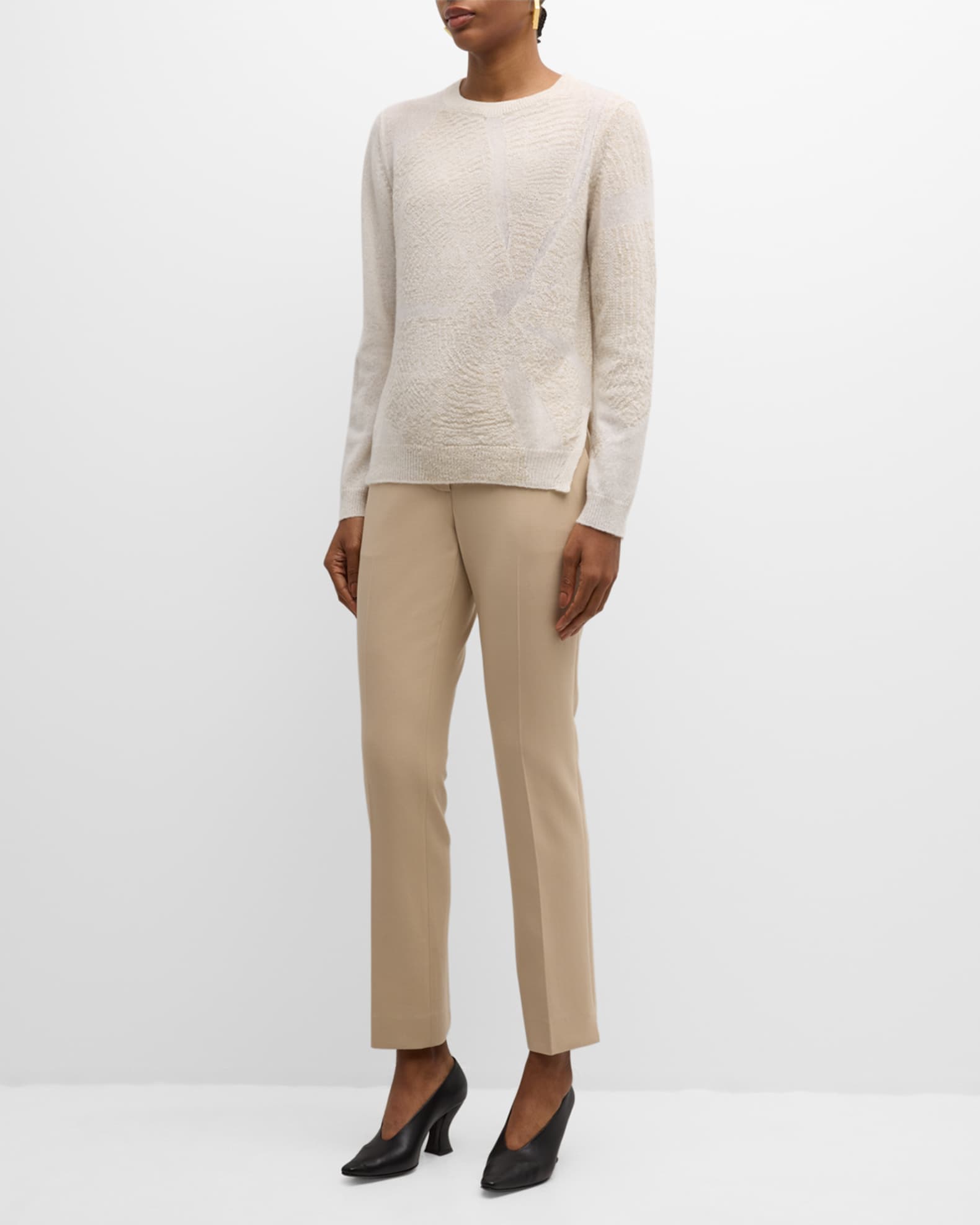 Manhattan Cropped Cigarette Pants - Thumbnail 2