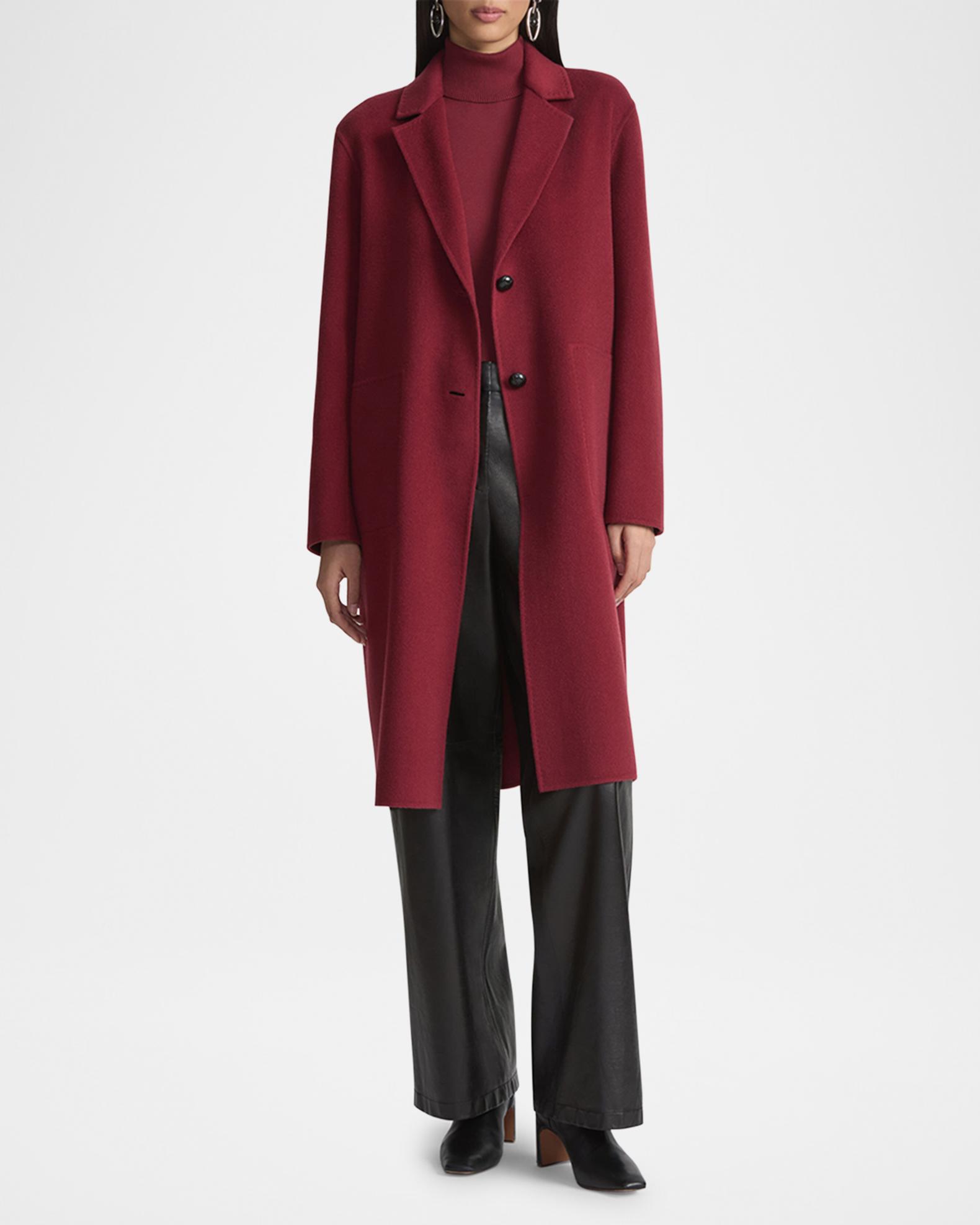 Lafayette 148 New York Two-Button Cashmere Coat | Neiman Marcus