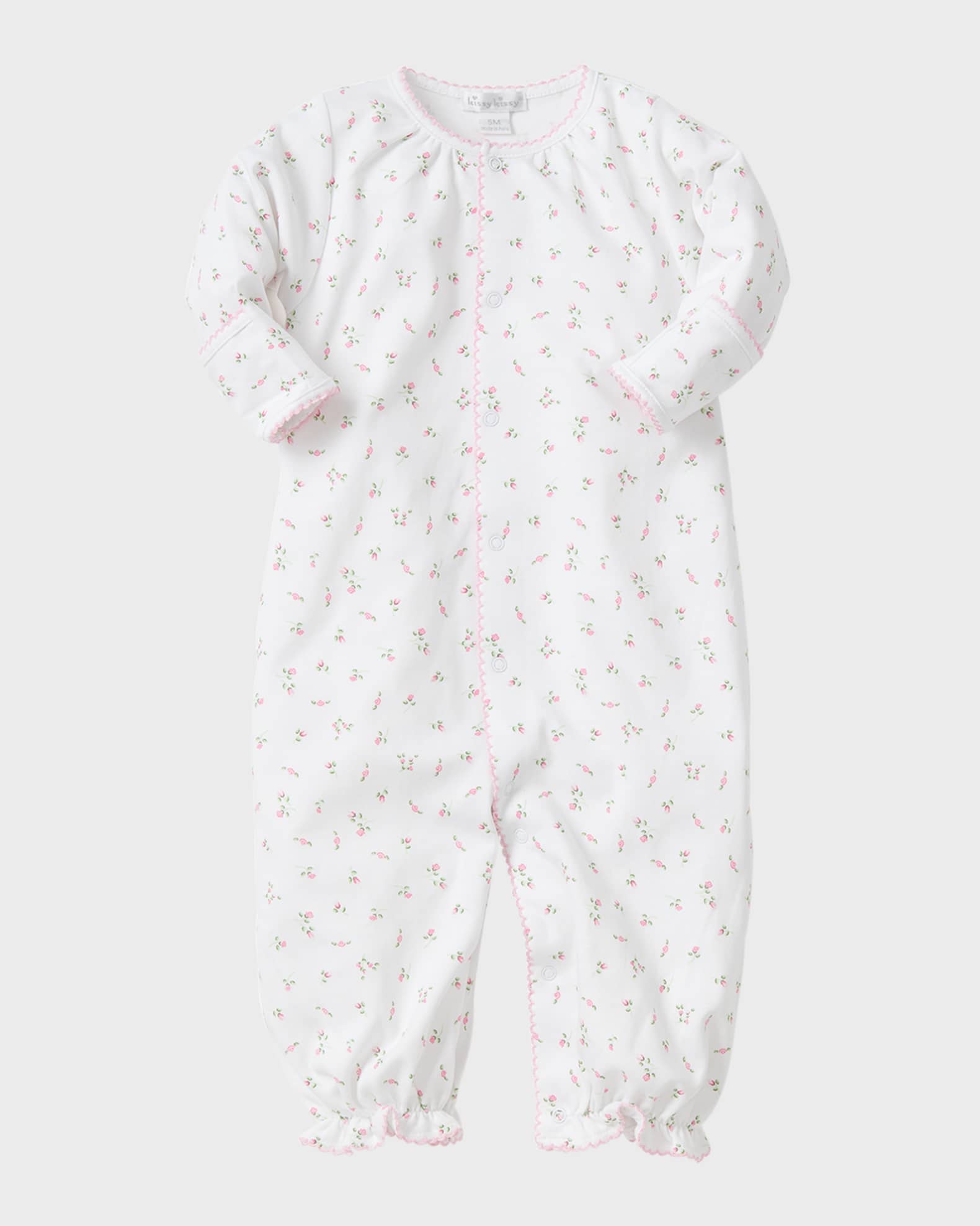Girl's Garden Rose Convertible Gown, Size Premie-S 1