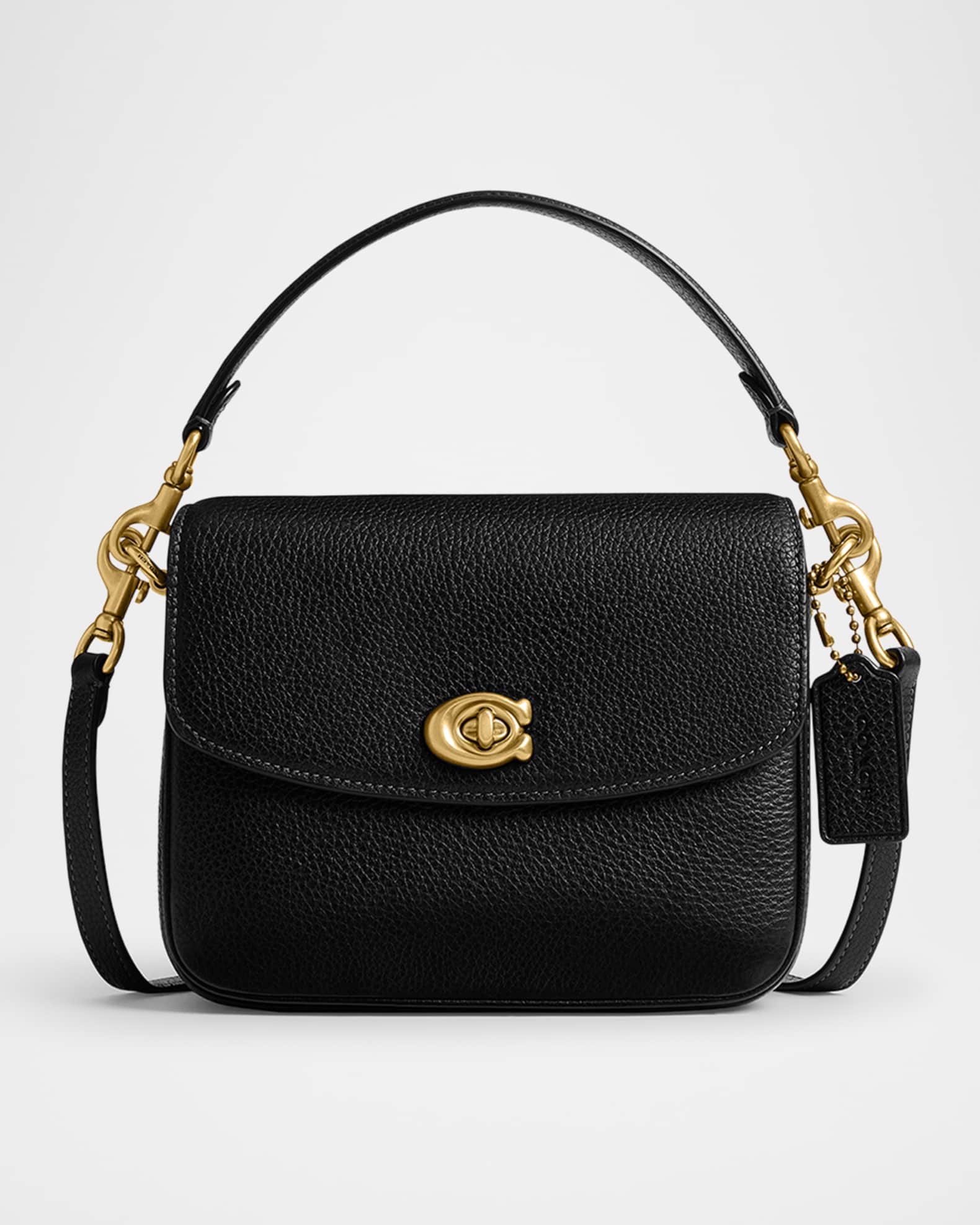 Coach Cassie 19 Polished Pebbled Leather Crossbody Bag Neiman Marcus