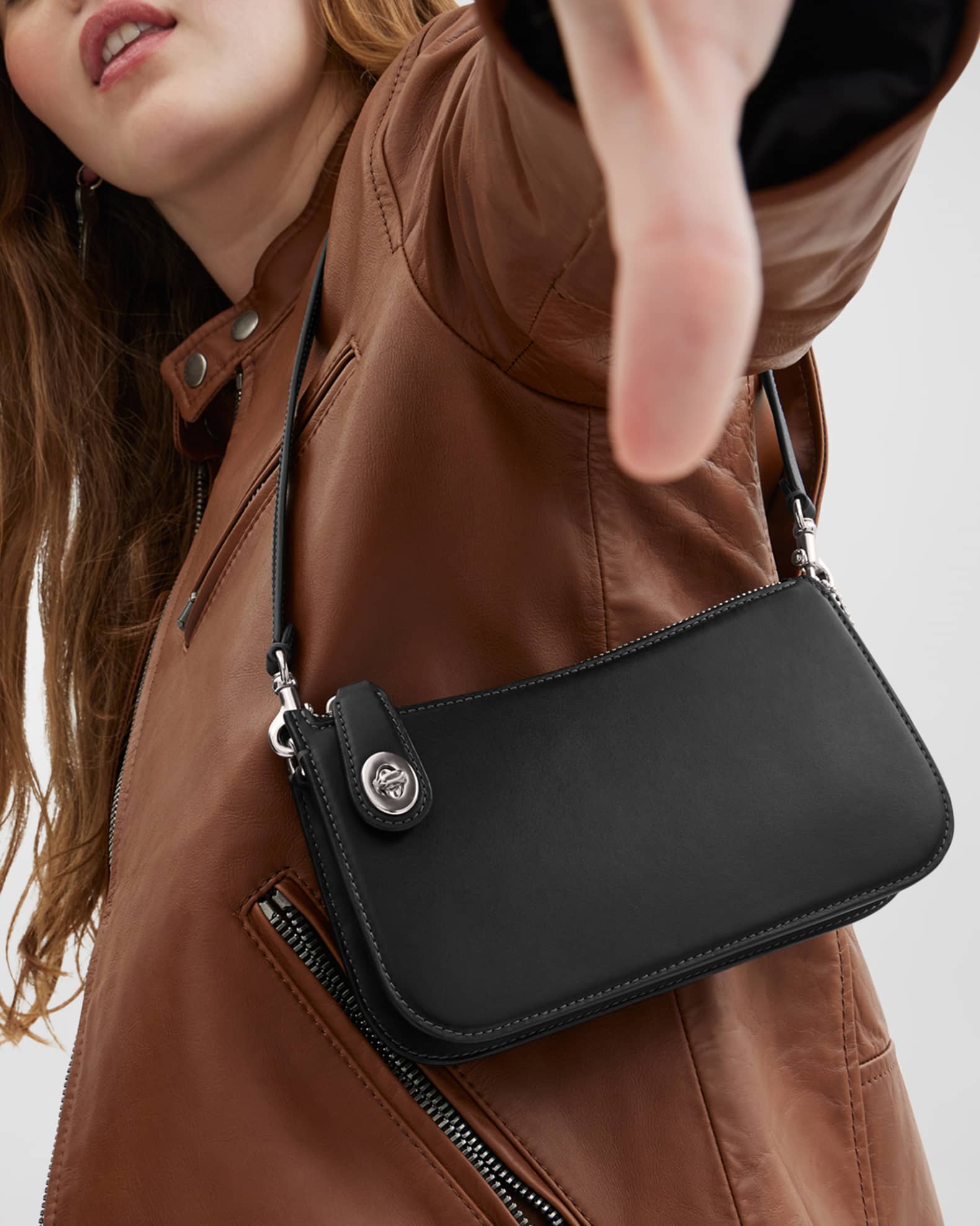 Coach glovetanned leather discount