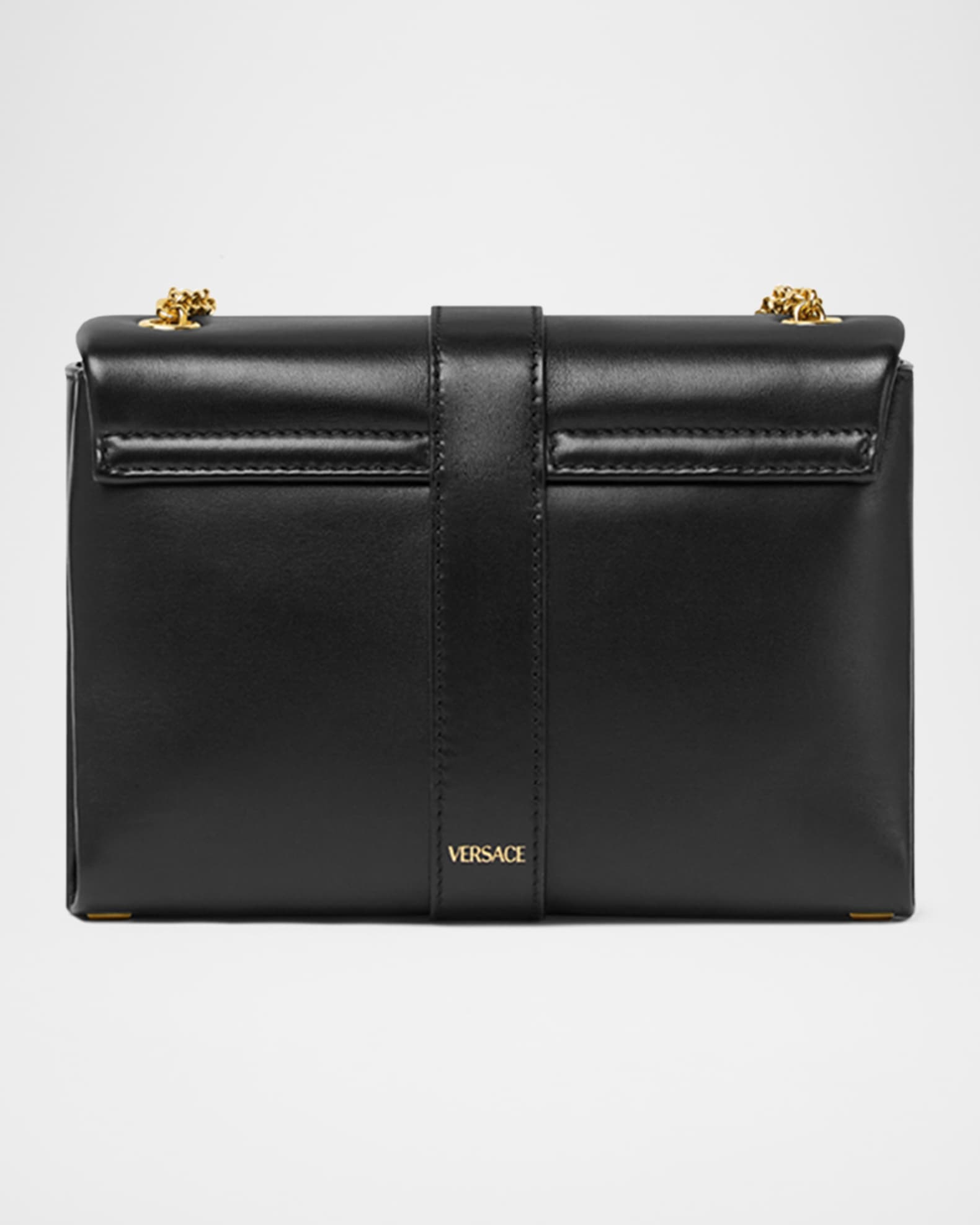 Versace Kleio Flap Leather Chain Shoulder Bag | Neiman Marcus