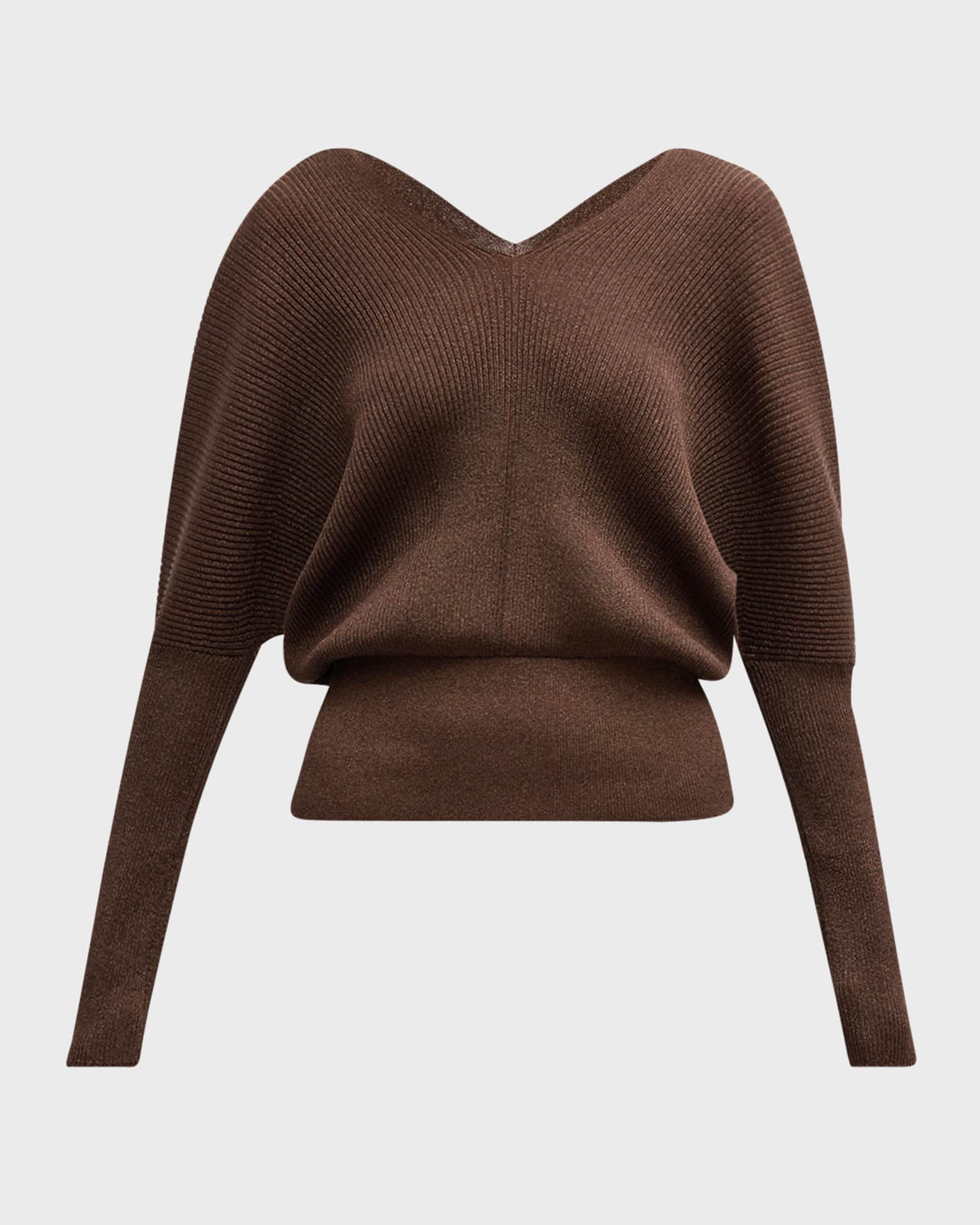 Ribbed Shimmer Knit Collection Neiman Marcus