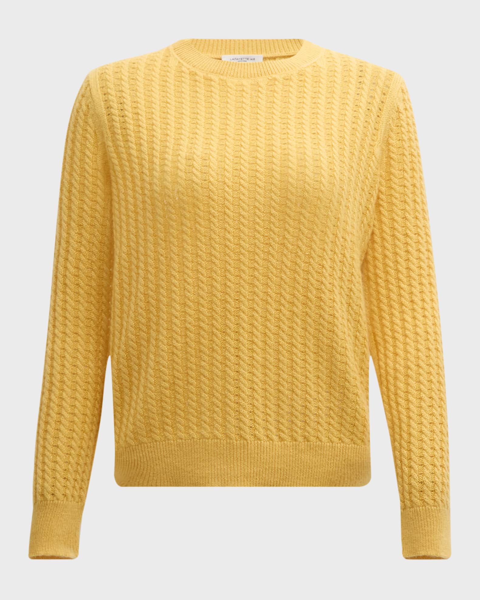 Cable Knit Cashmere Sweater