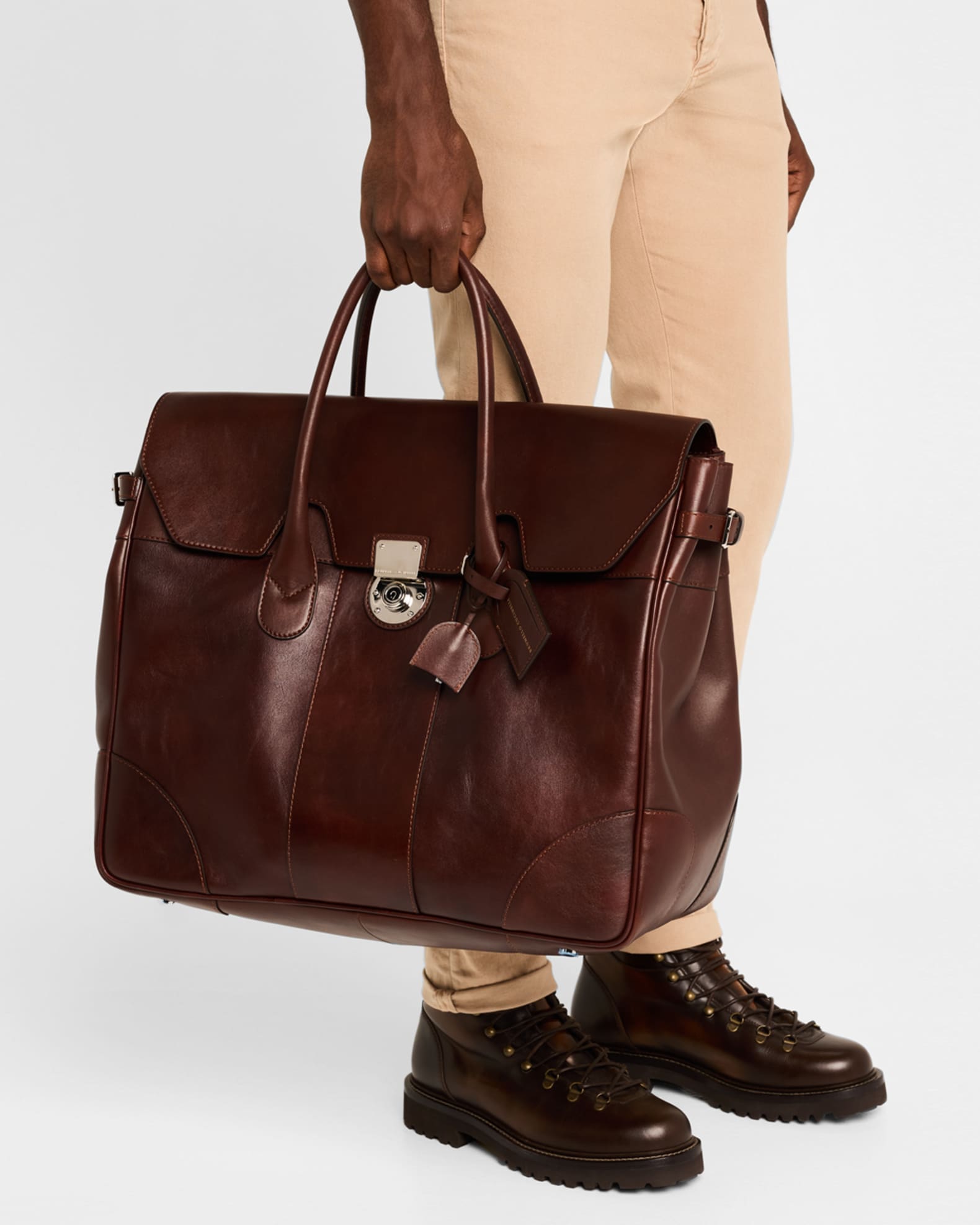 Men's Leather Travel Bag 1