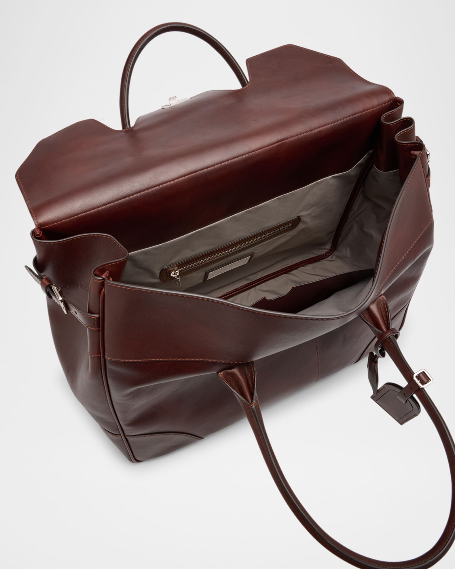 【関税＆送料込み】Brunello Cucinelli Bags Brunello Cucinelli - Carbon Leather Monili Fringed Mini