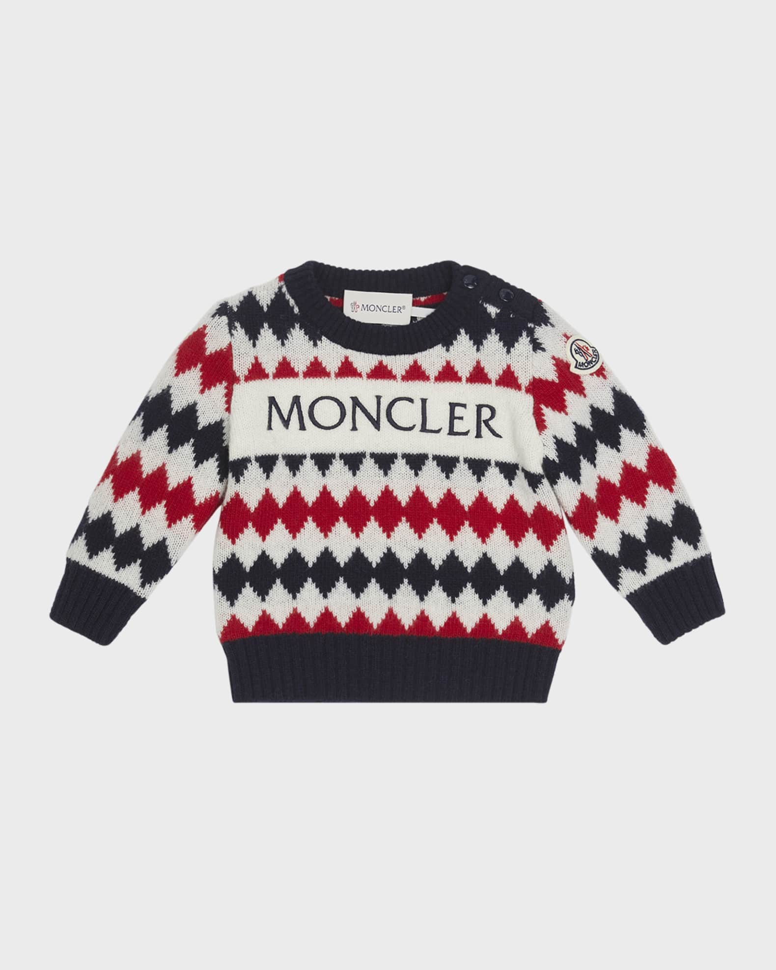 Moncler intarsia sweater clearance