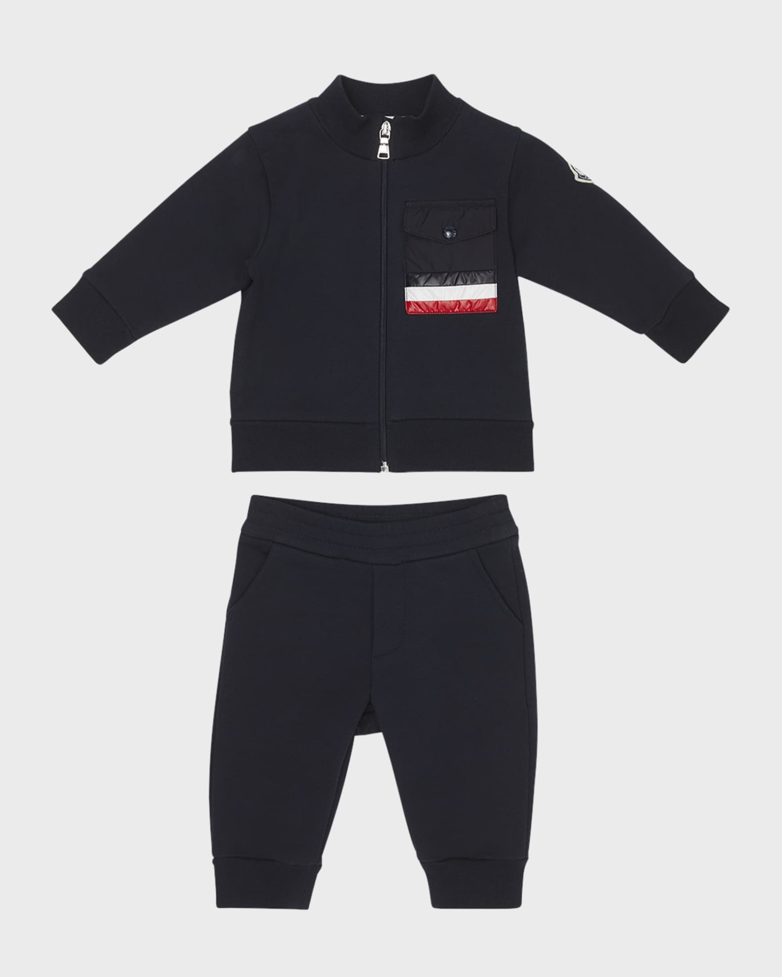 Boy's Tri-Stripe Two-Piece Set, Size 3M-3 0