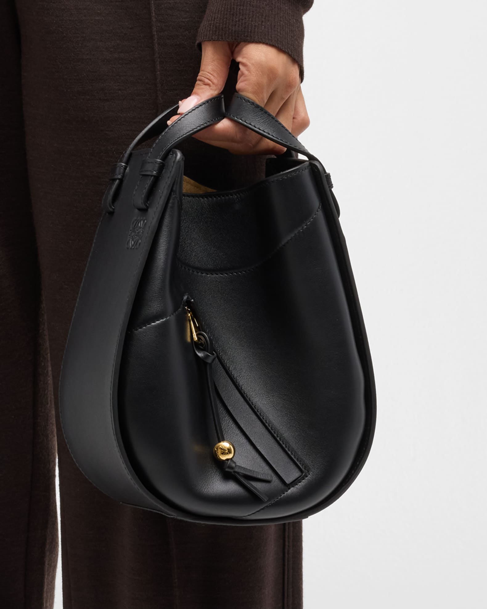 Loewe Hammock Slice Leather Crossbody Bag Neiman Marcus