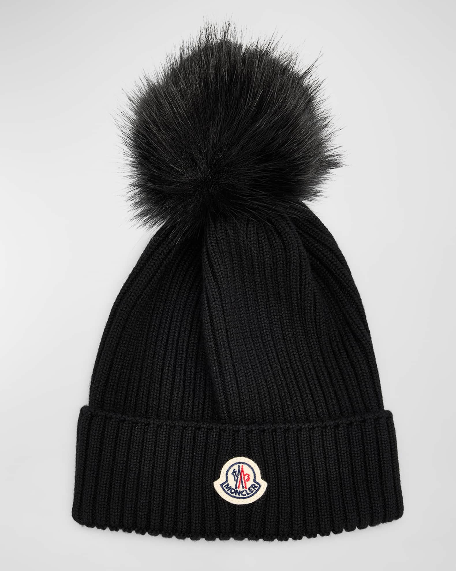 X Moncler Beanie Black | The Webster