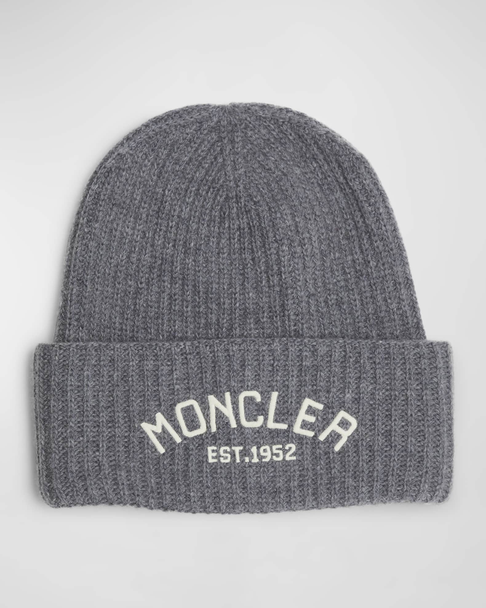 Kid's Wool Embroidered Logo-Print Beanie, Size S-L 0