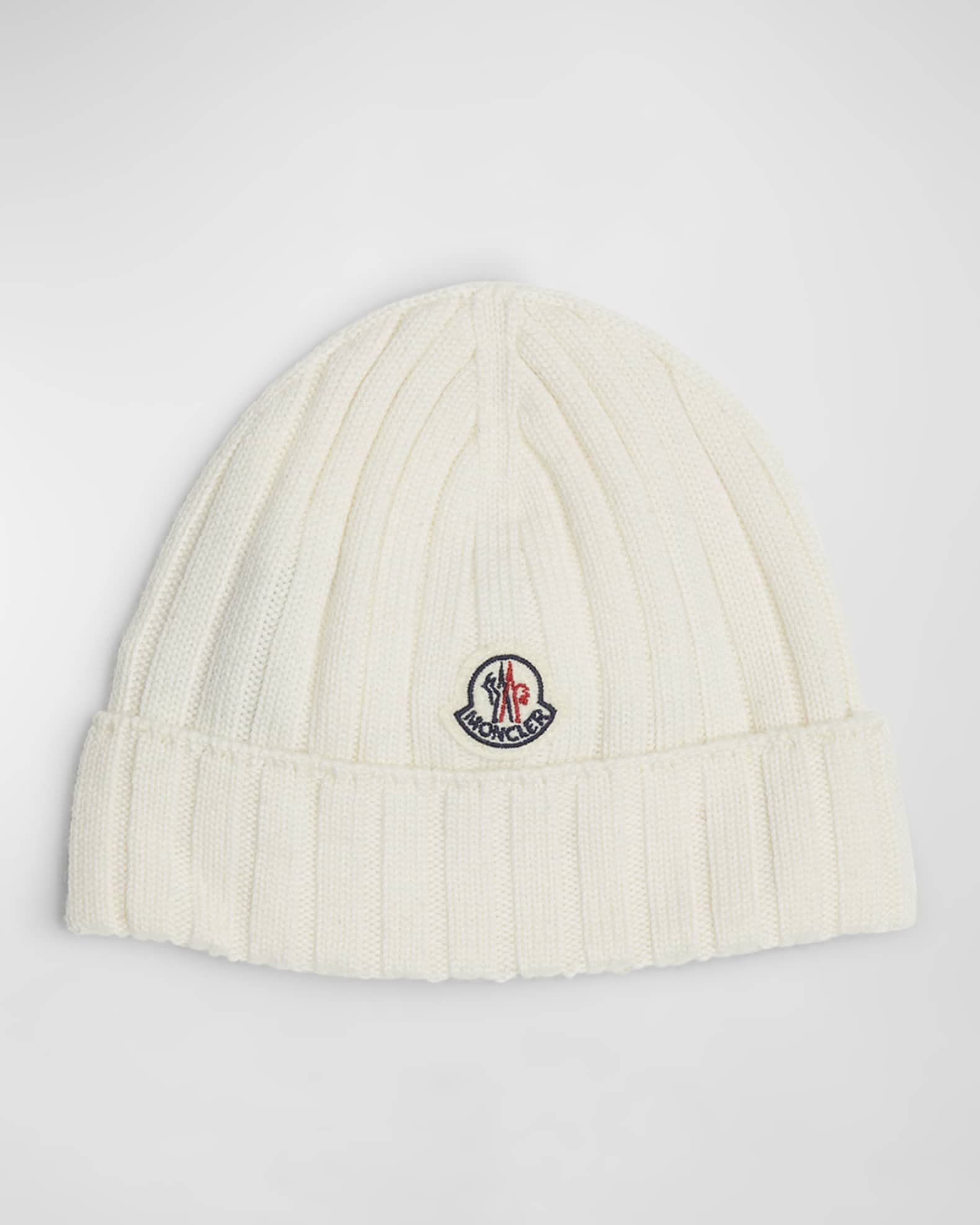 Moncler ribbed knit beanie hat clearance