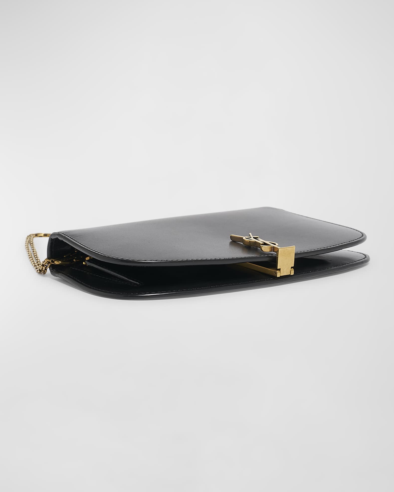 Voltaire YSL Monogram Wallet on Chain in Grained Leather 1