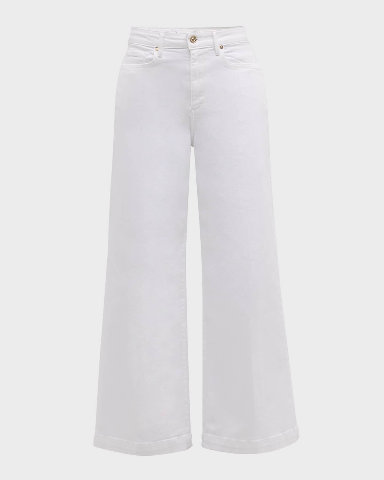PAIGE Harper Wide Ankle Jeans