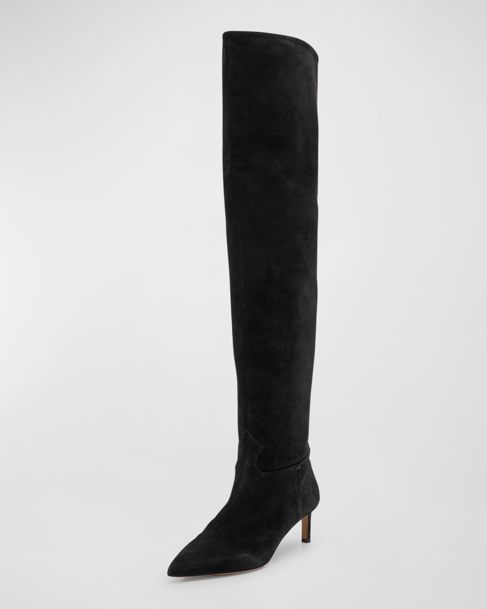 Carolina Slouchy Suede Over-The-Knee Boots 1