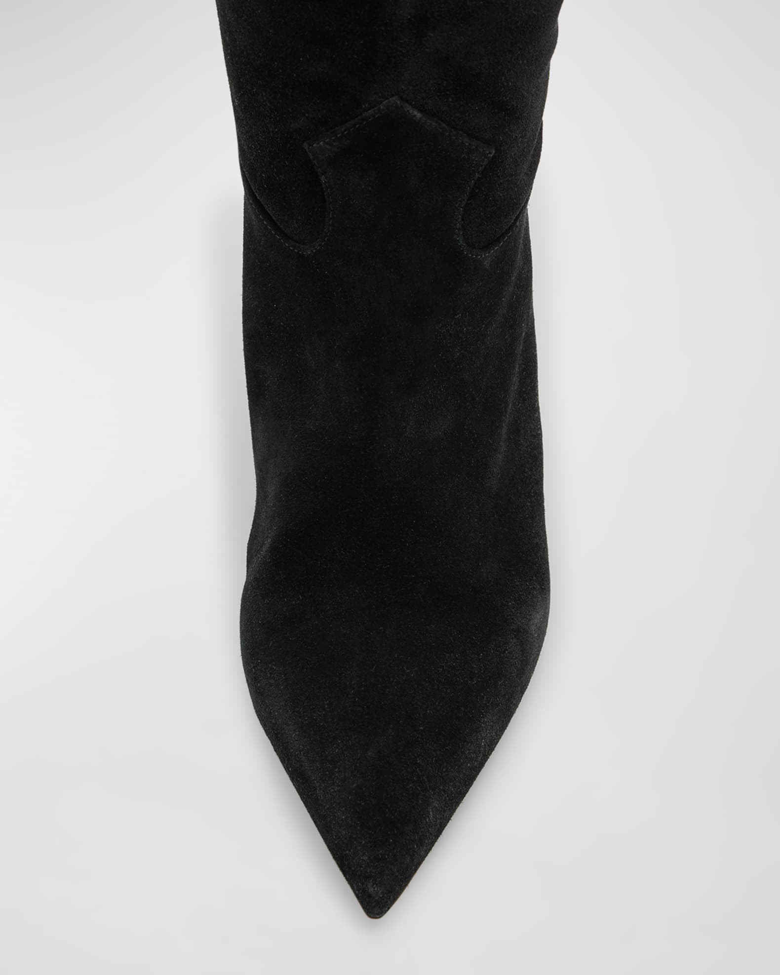 Carolina Slouchy Suede Over-The-Knee Boots