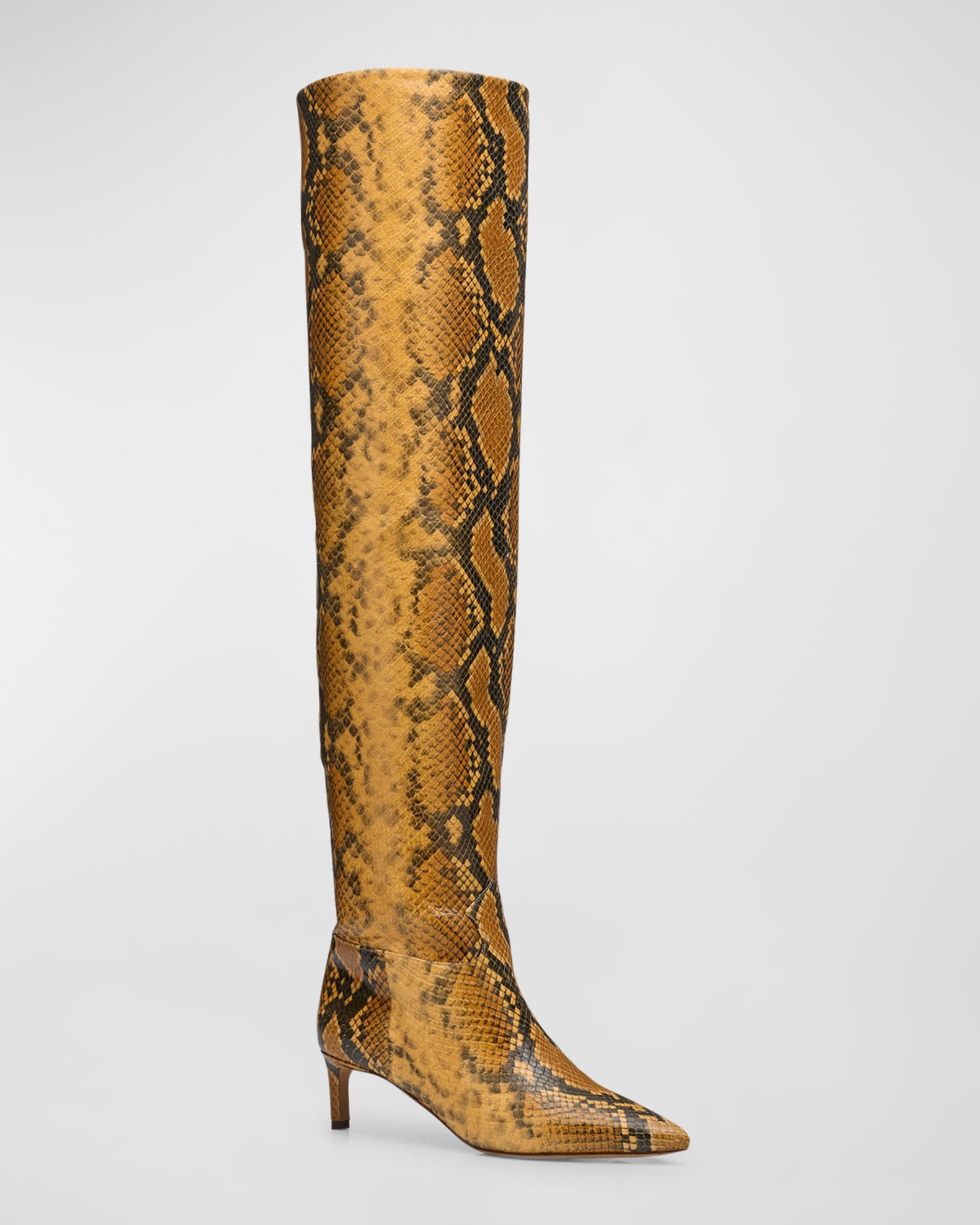 Carolina Embossed Over The Knee Boots