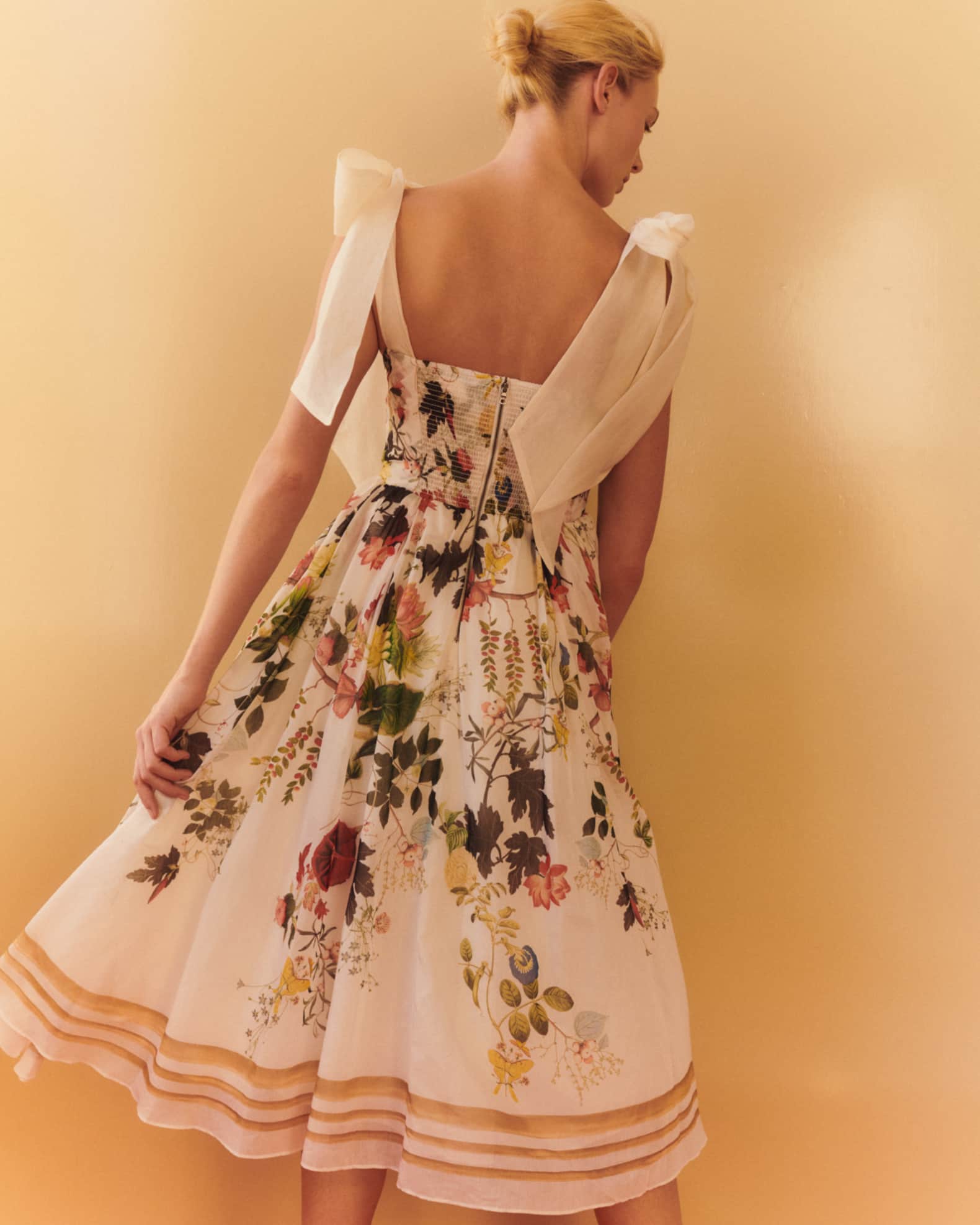 Alice Olivia Haven Flared Midi Dress Neiman Marcus