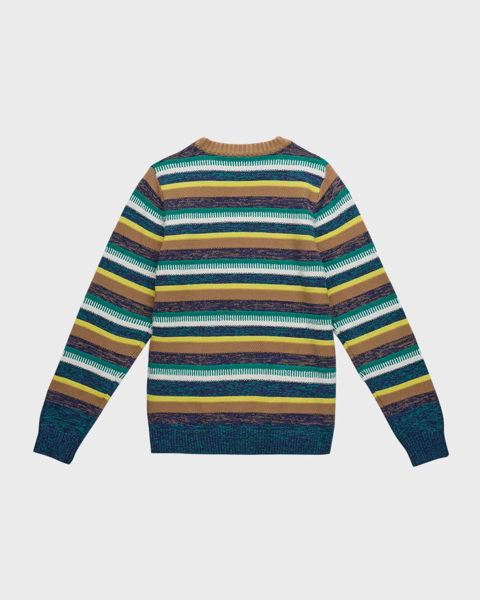 Boy's Multicolor Striped Pullover Sweater, Size 4-12 1