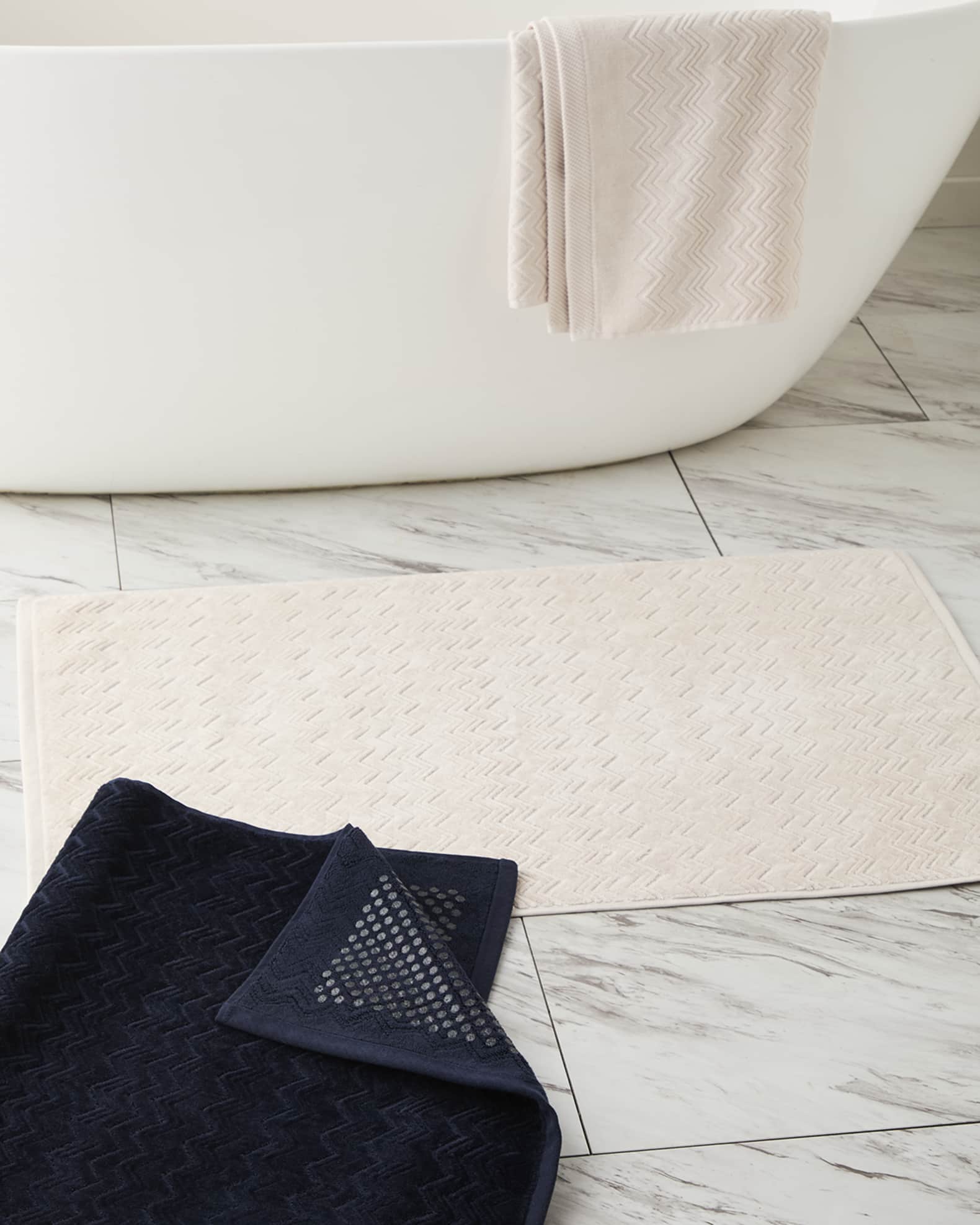 Missoni Home Chalk Bathroom Mat, 2' x 3'