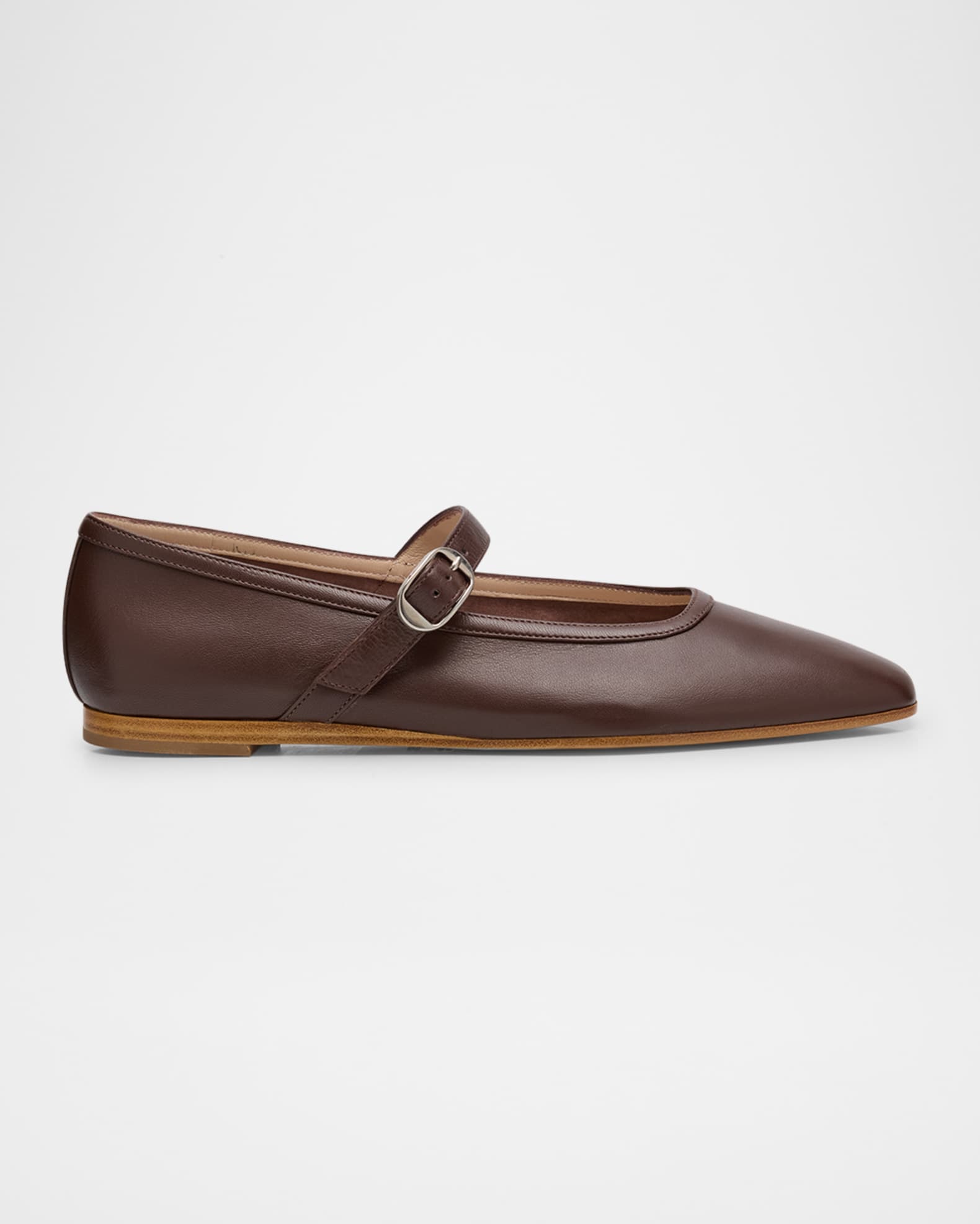 Le Monde Beryl Leather Mary Jane Ballerina Flats Neiman Marcus