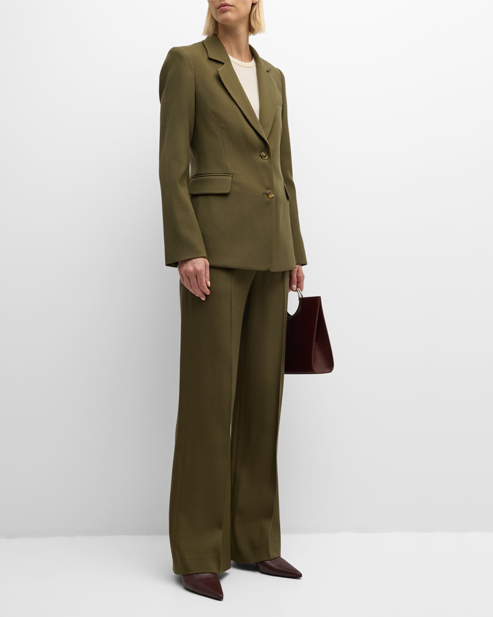 Twill blazer womens 2025