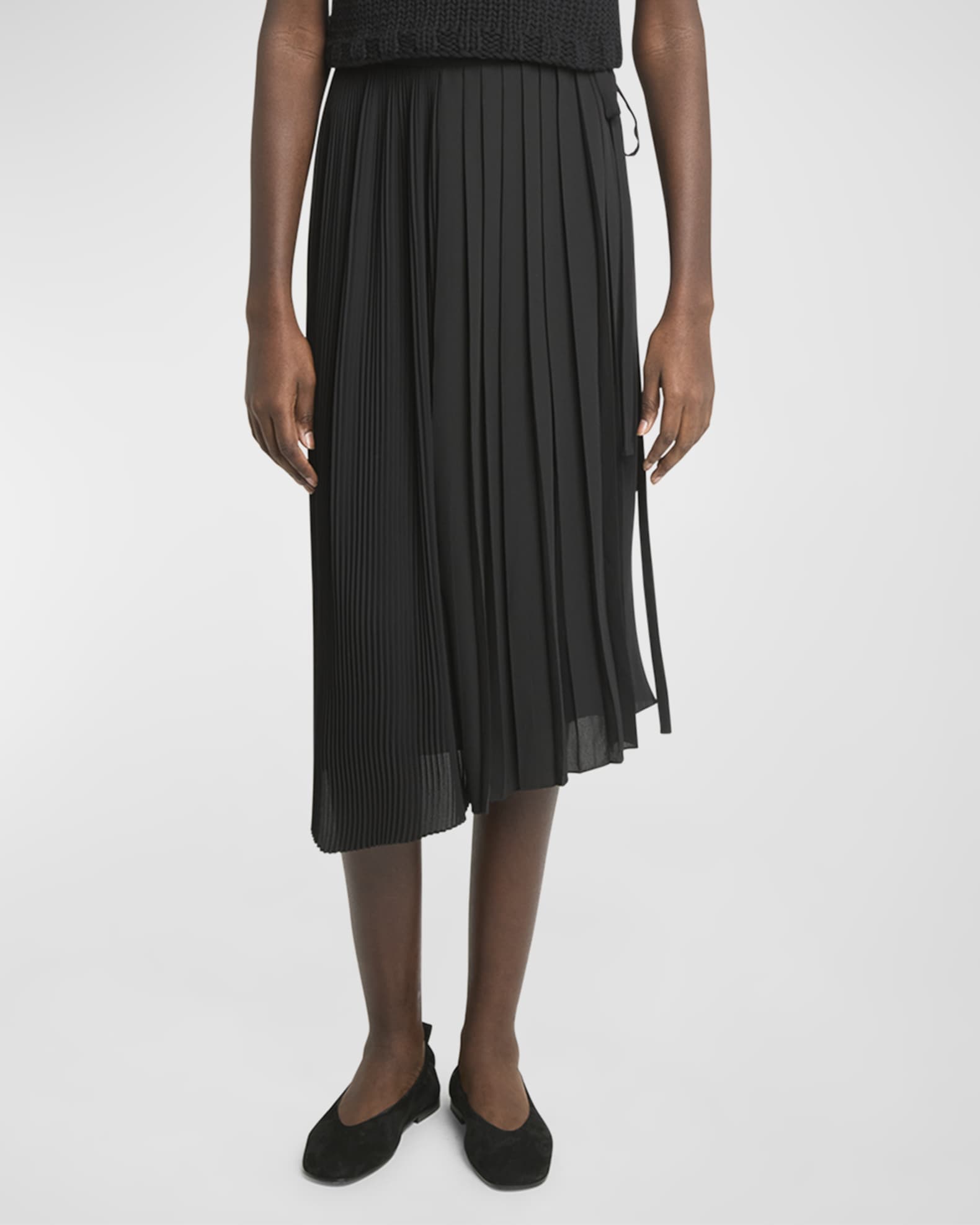 Plisse Midi Wrap Skirt 1