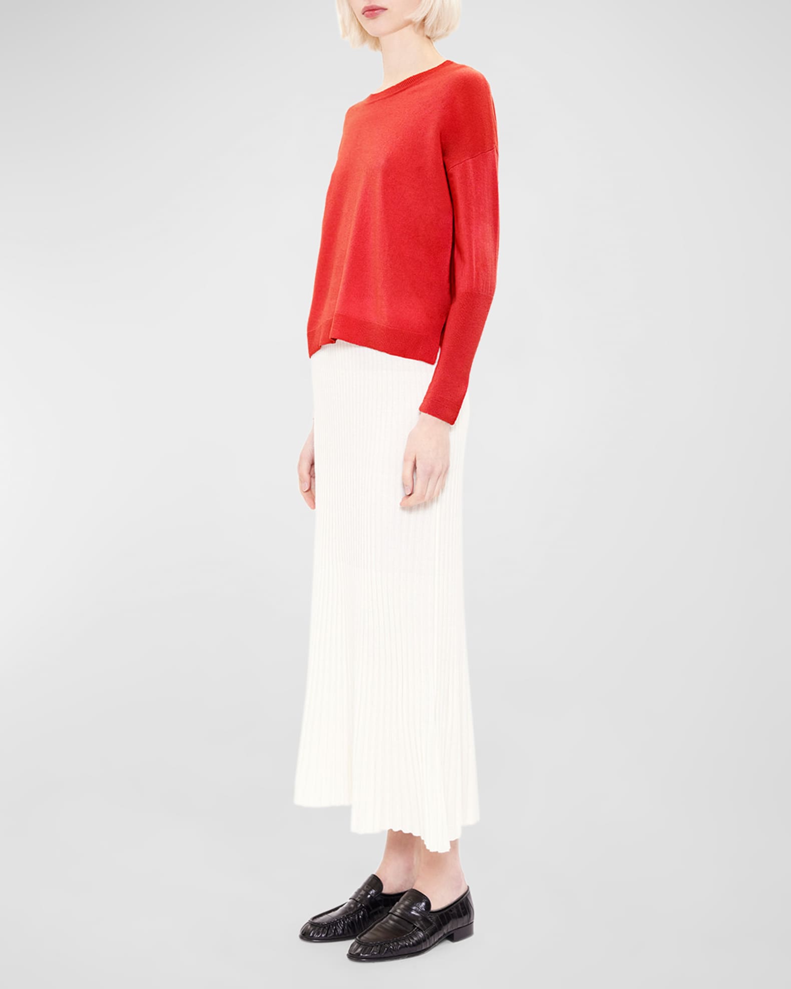 Manhattan Cashmere Crewneck Sweater 1