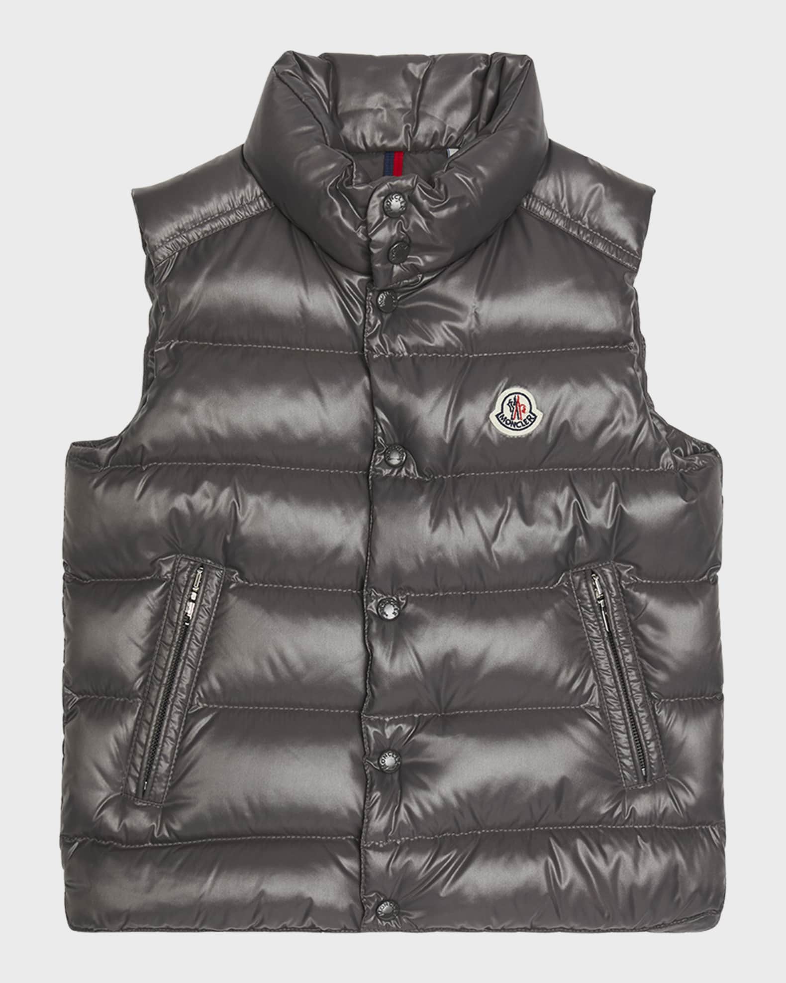 Boy's Tib Logo Quilted Vest | Neiman Marcus