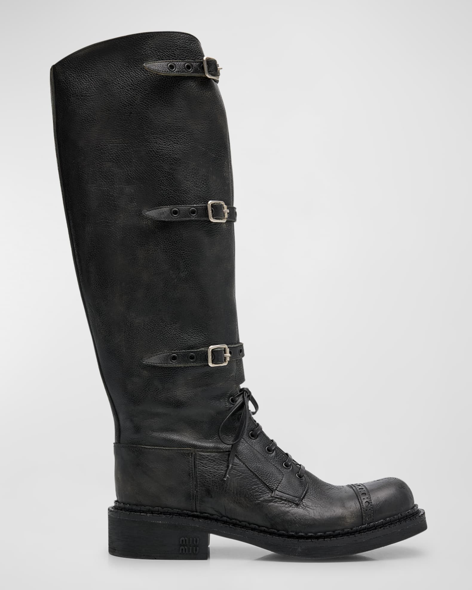 Miu miu motorcycle boots new arrivals