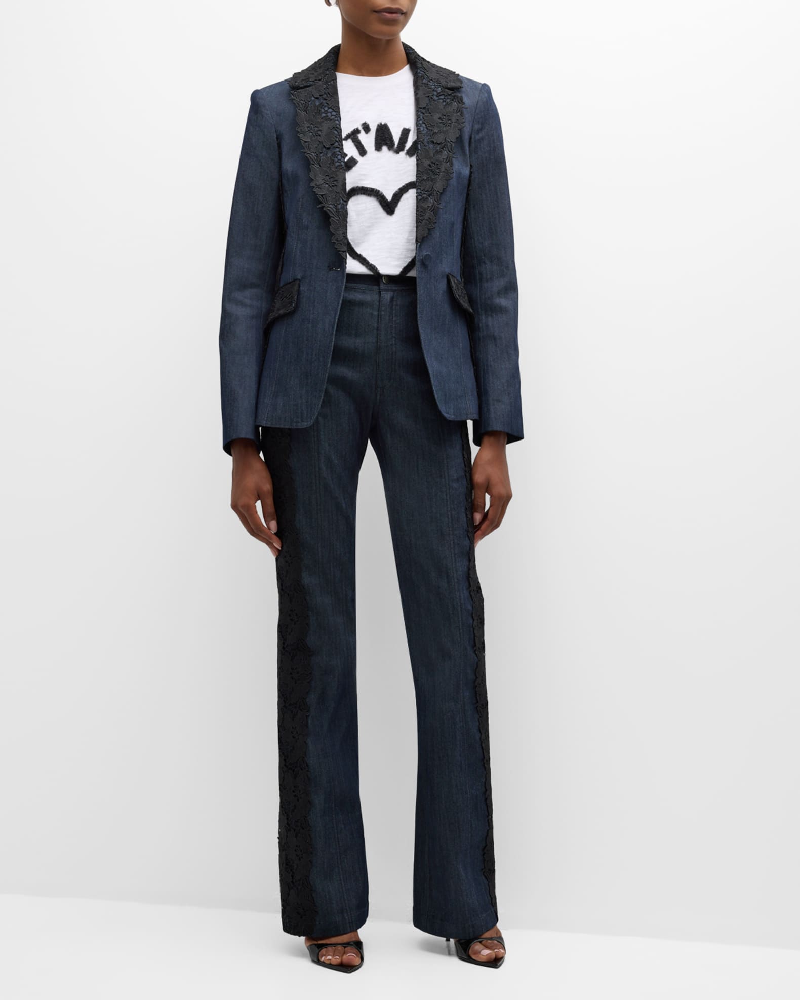 Laney Lace Denim Jacket