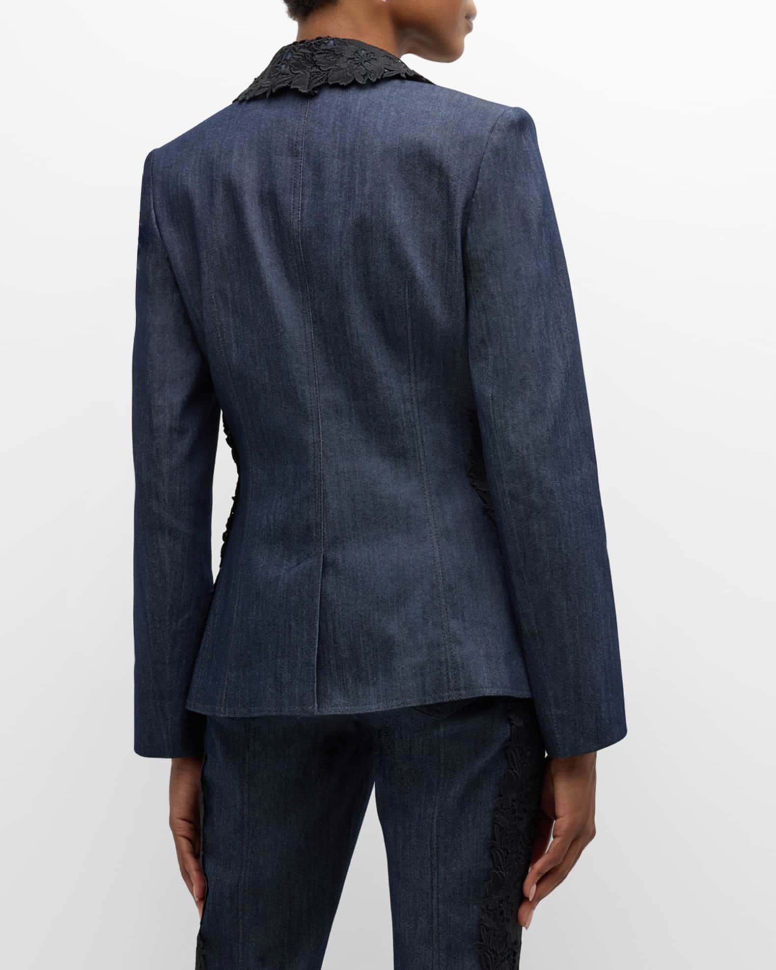 Laney Lace Denim Jacket