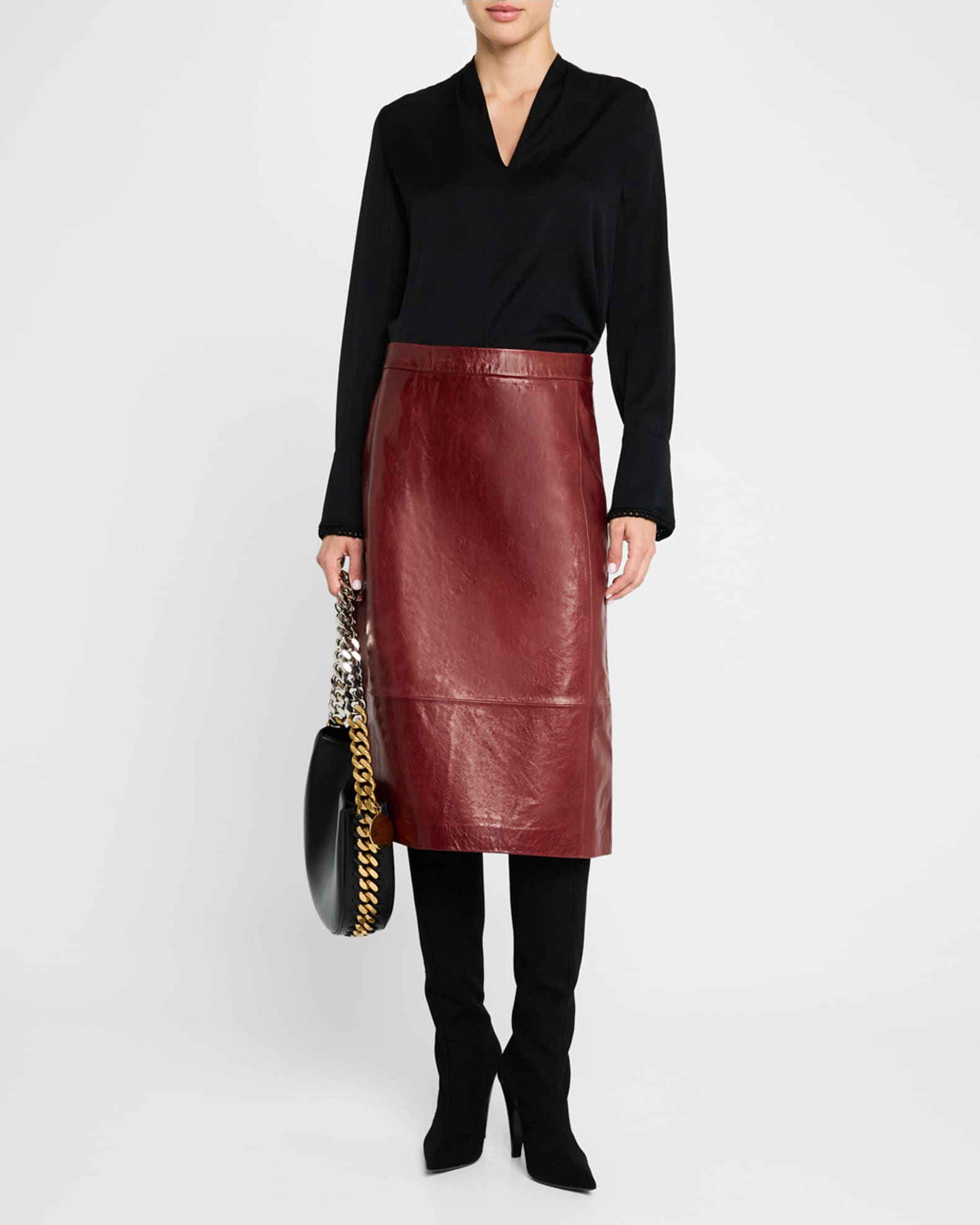 Verily Braided-Trim Silk Blouse 1