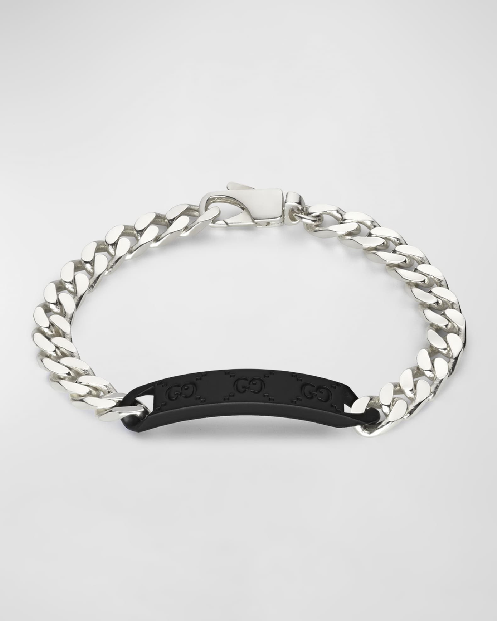 Gucci Men's GG Supreme Chain Bracelet | Neiman Marcus