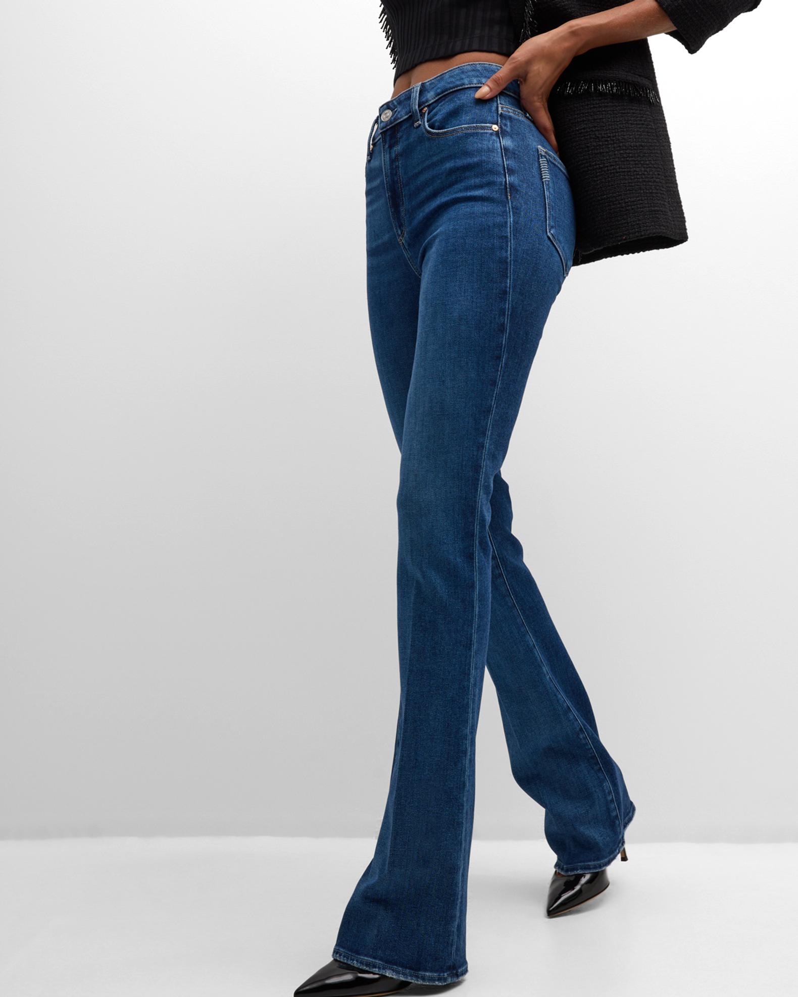 Paige Women's LAUREL CANYON High Rise Straight Leg 32in Jeans 6487E77 B701 Col WB701