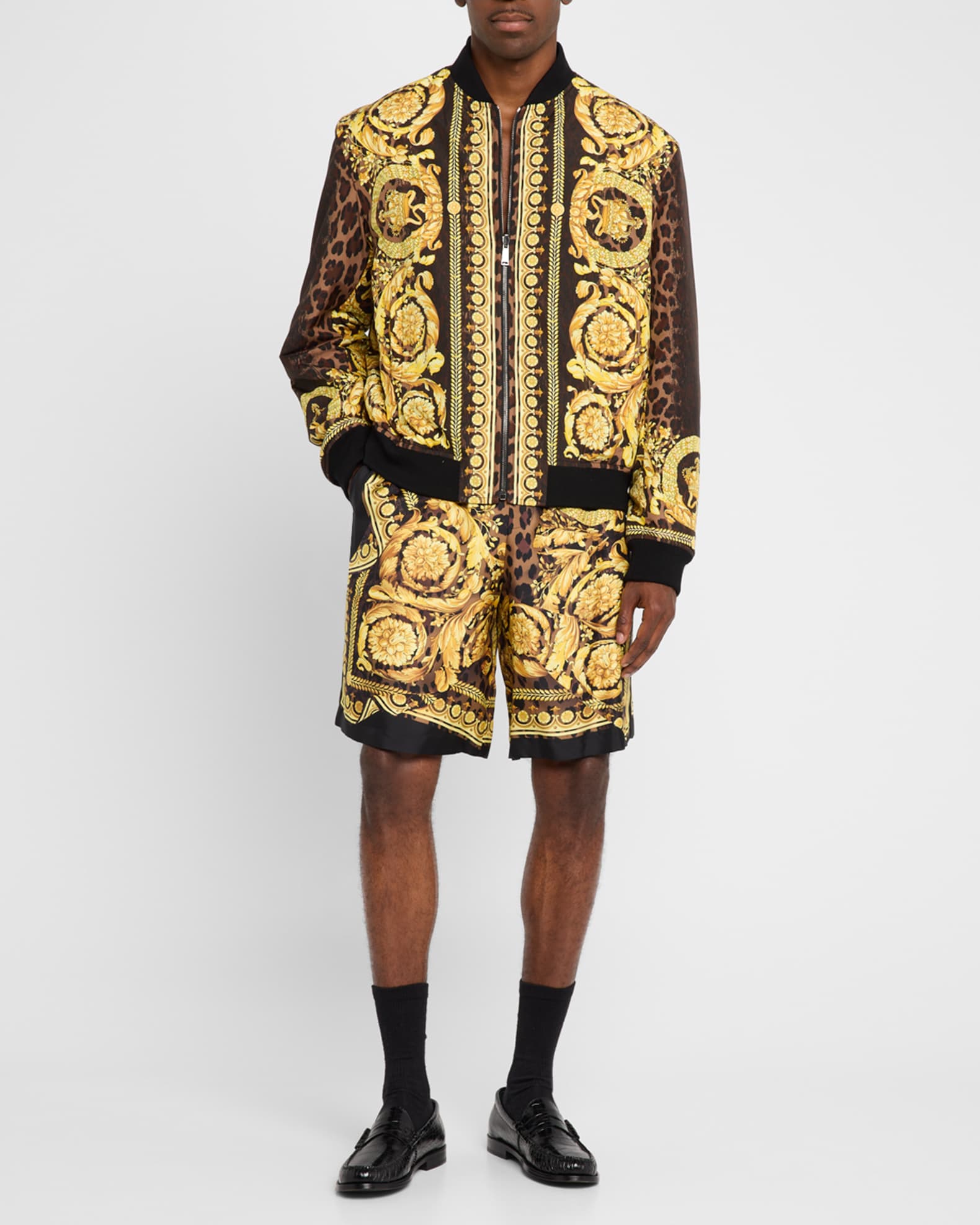 Men's Wild Barocco Bomber Jacket 1
