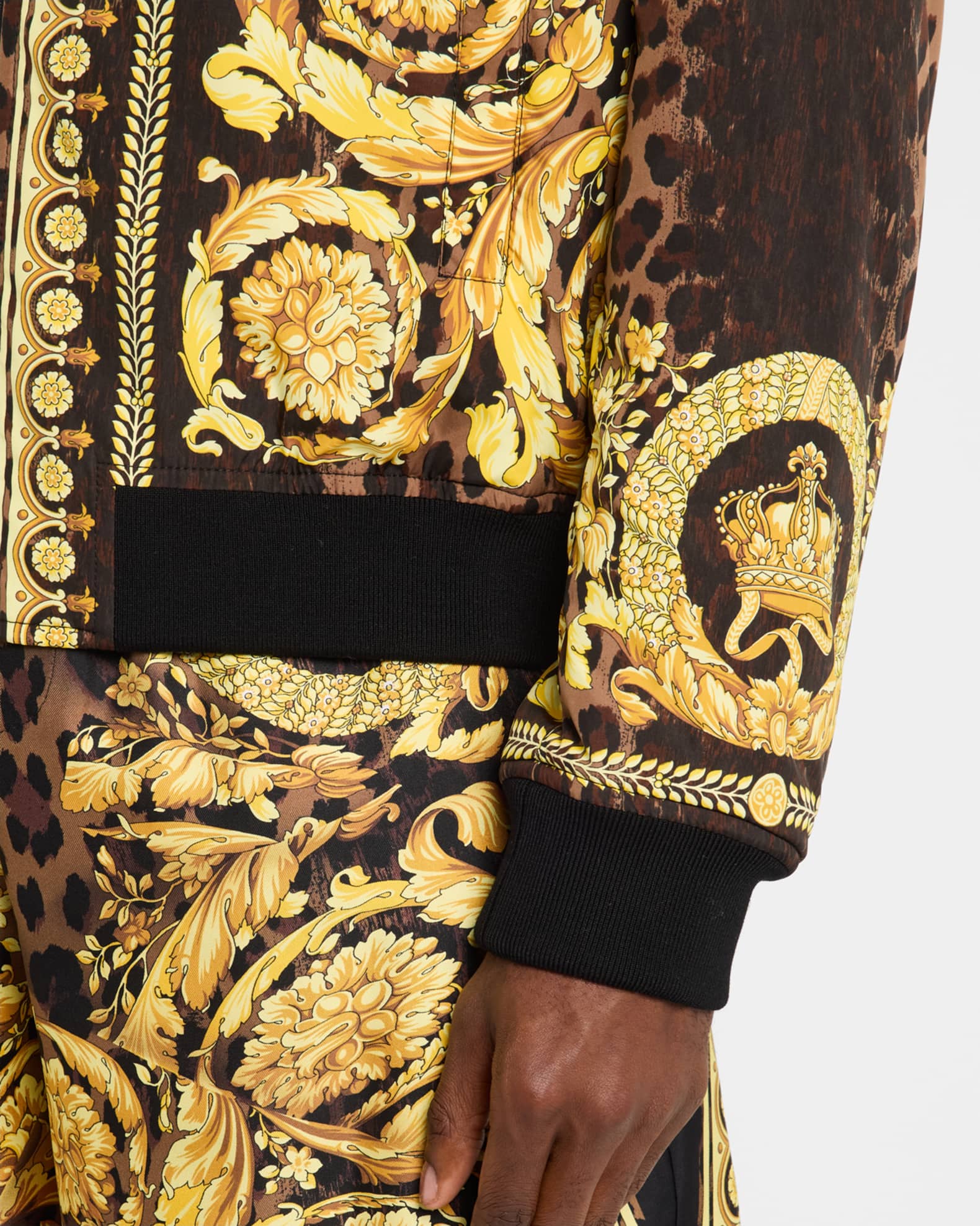 Men s Wild Barocco Bomber Jacket