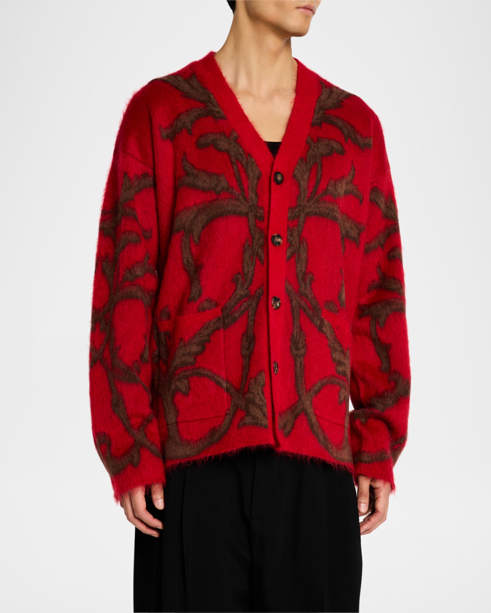 Versace cardigan mens hot sale
