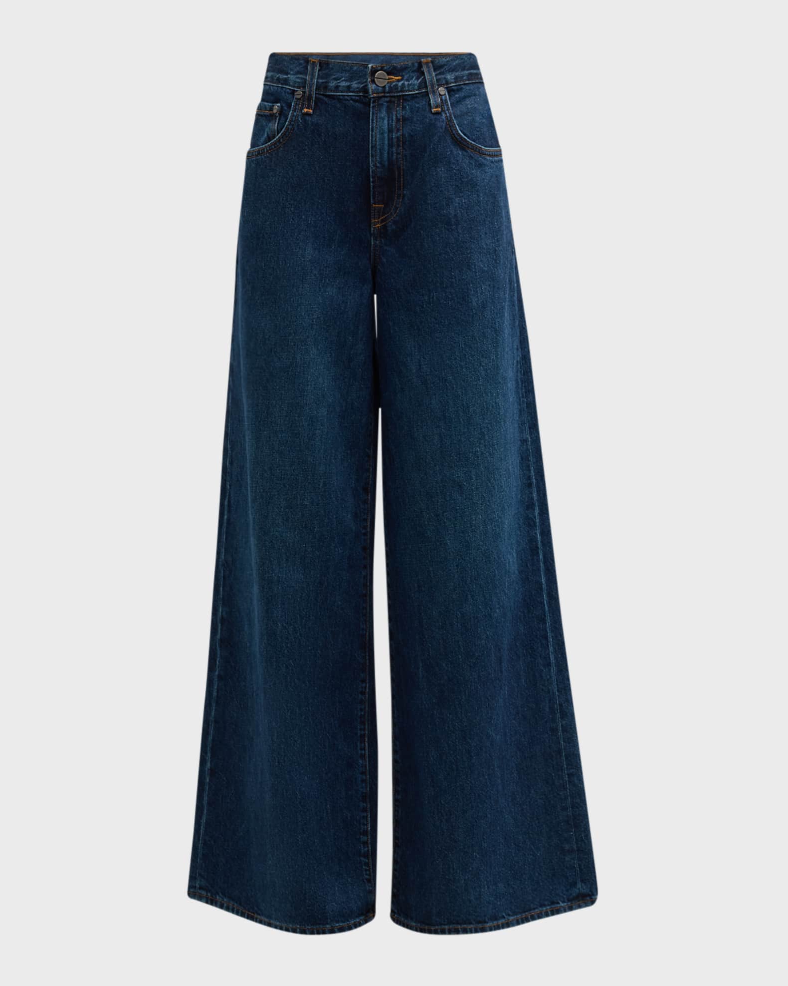 Tiny Dancer Wide-Leg Denim Jeans 0
