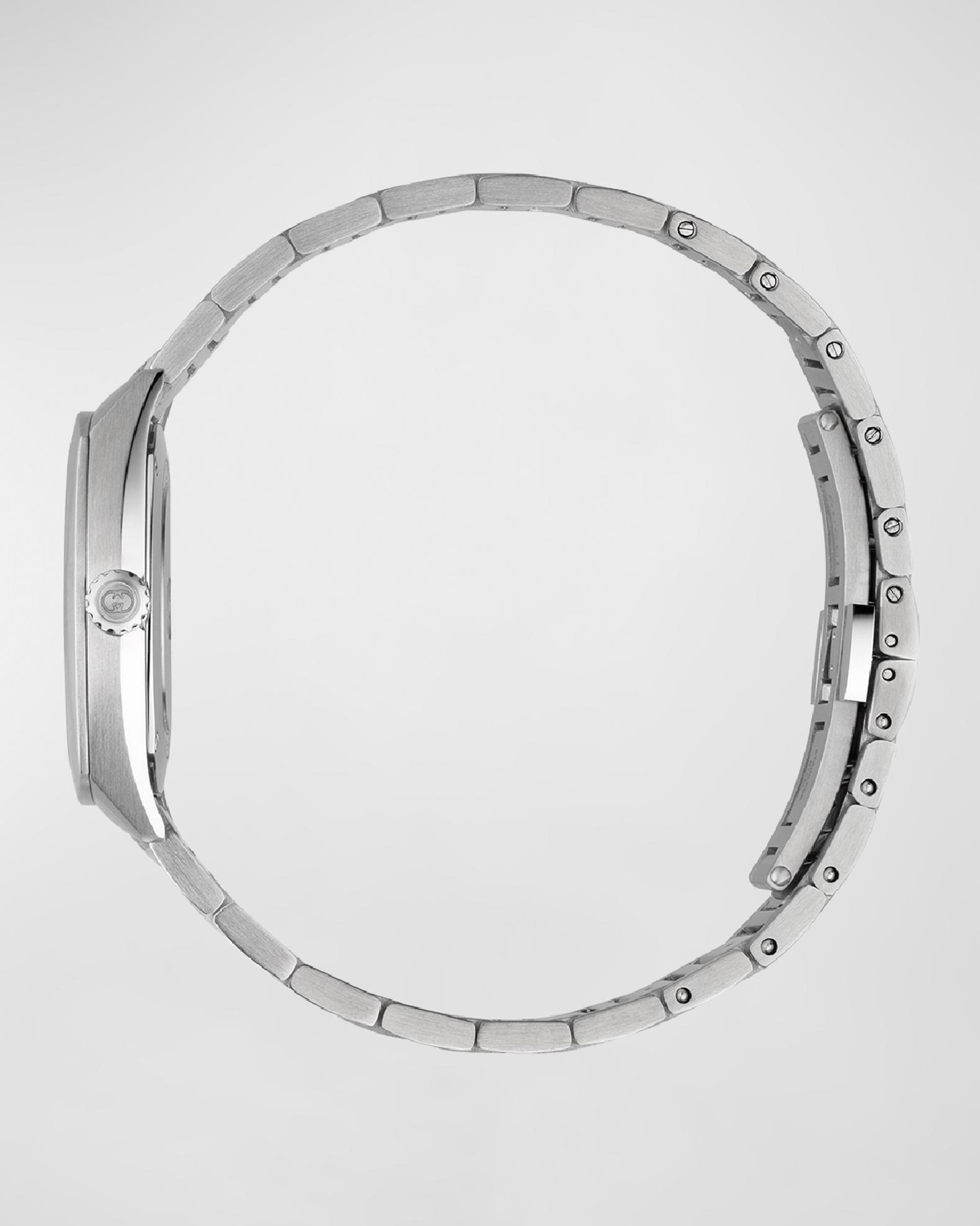 Gucci Interlocking Small Silver 8-Diamond Steel Bracelet Watch