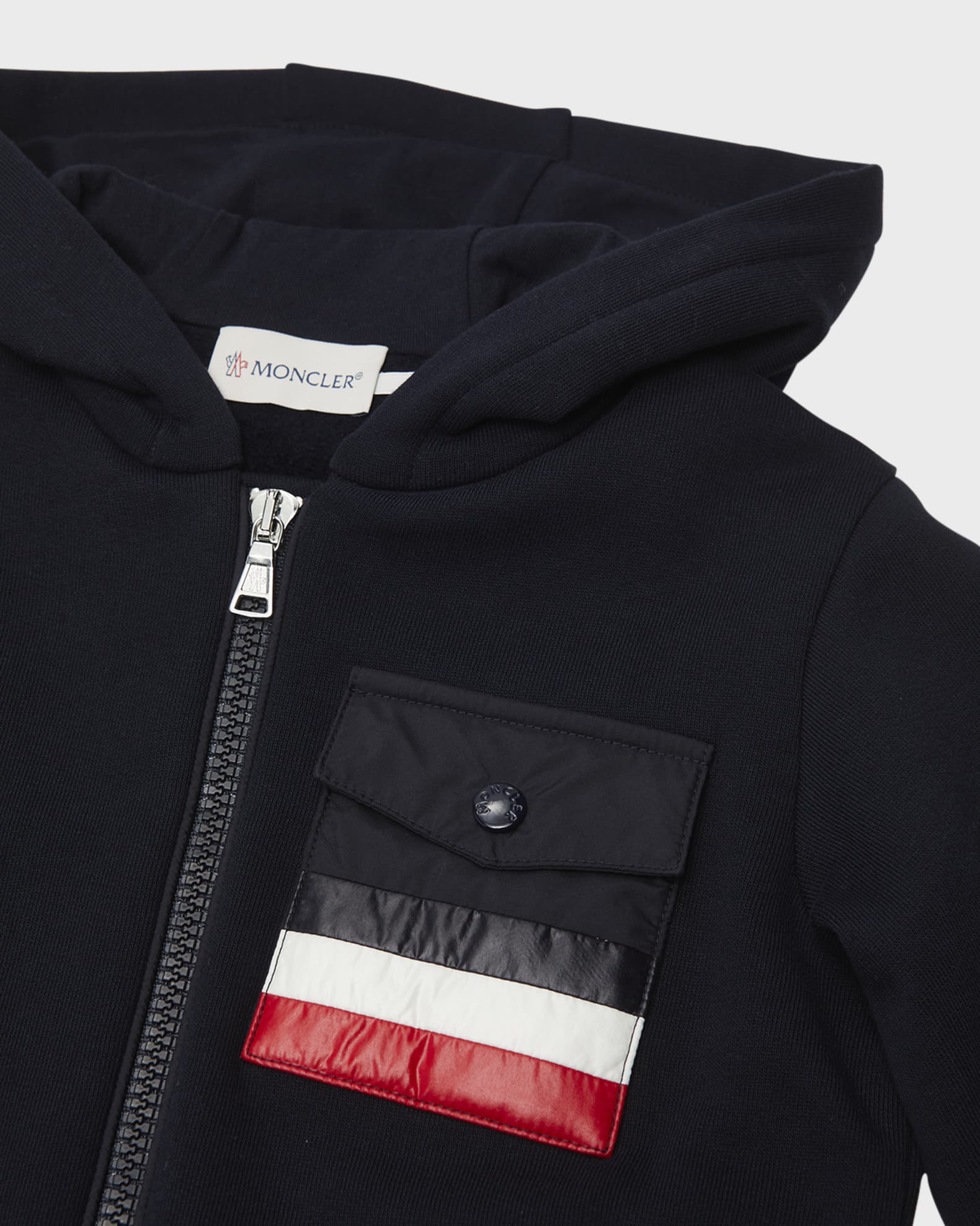 Moncler tri trim hooded sweatshirt new arrivals