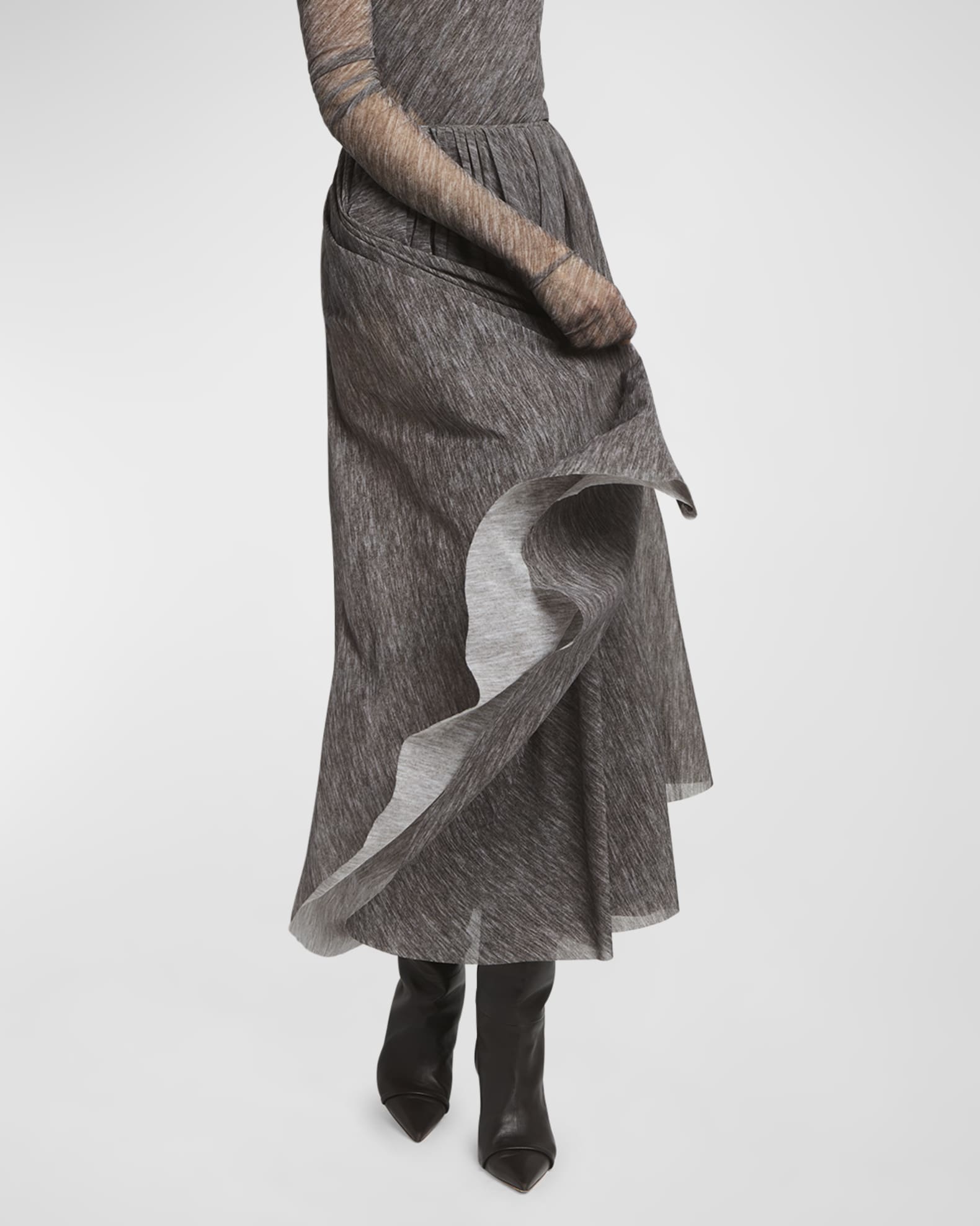 スカート Philosophy Di Lorenzo Serafini Stretch Tulle Skirt Buy Now ▸ Stretch tulle pants skirt Made in Italy