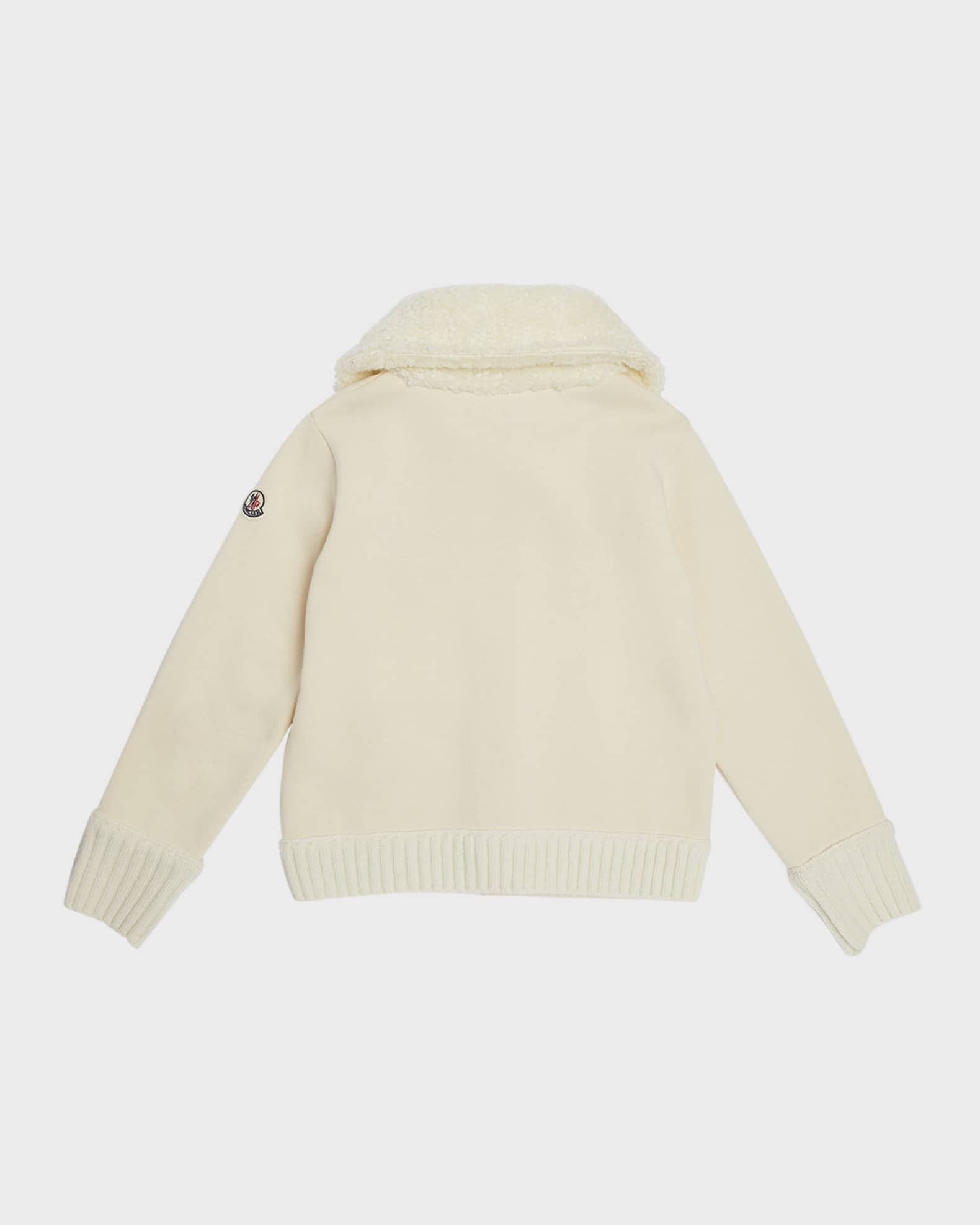 Girl's Fleece Combo Jacket W/ Faux Fur Trim 1