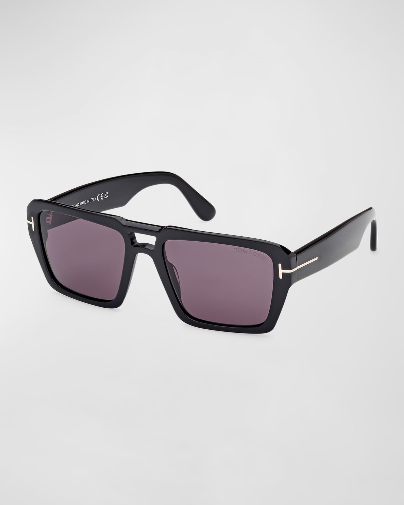 TOM FORD Men s Redford Acetate Rectangle Sunglasses Neiman Marcus