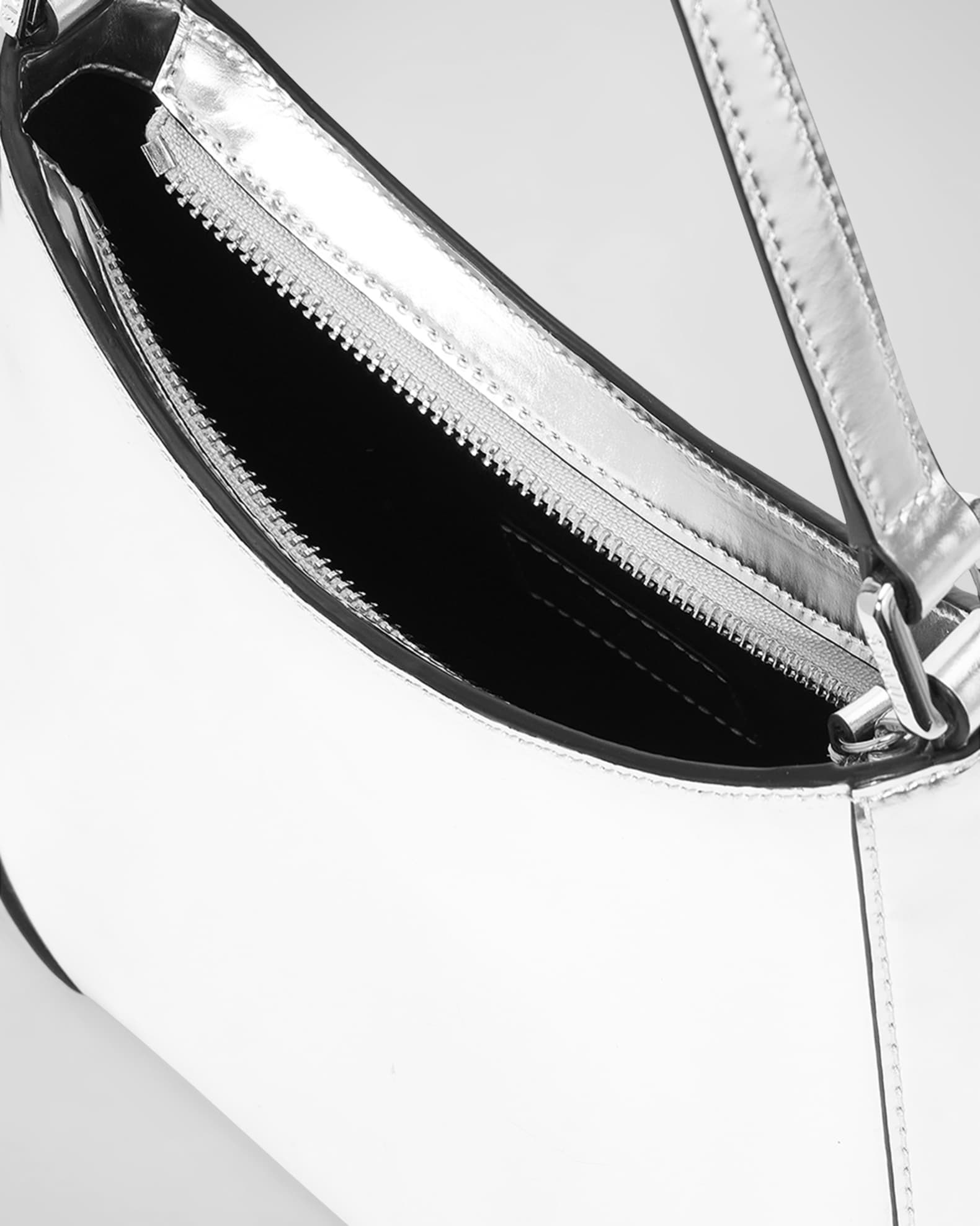 Linda Metallic Leather Shoulder Bag 1