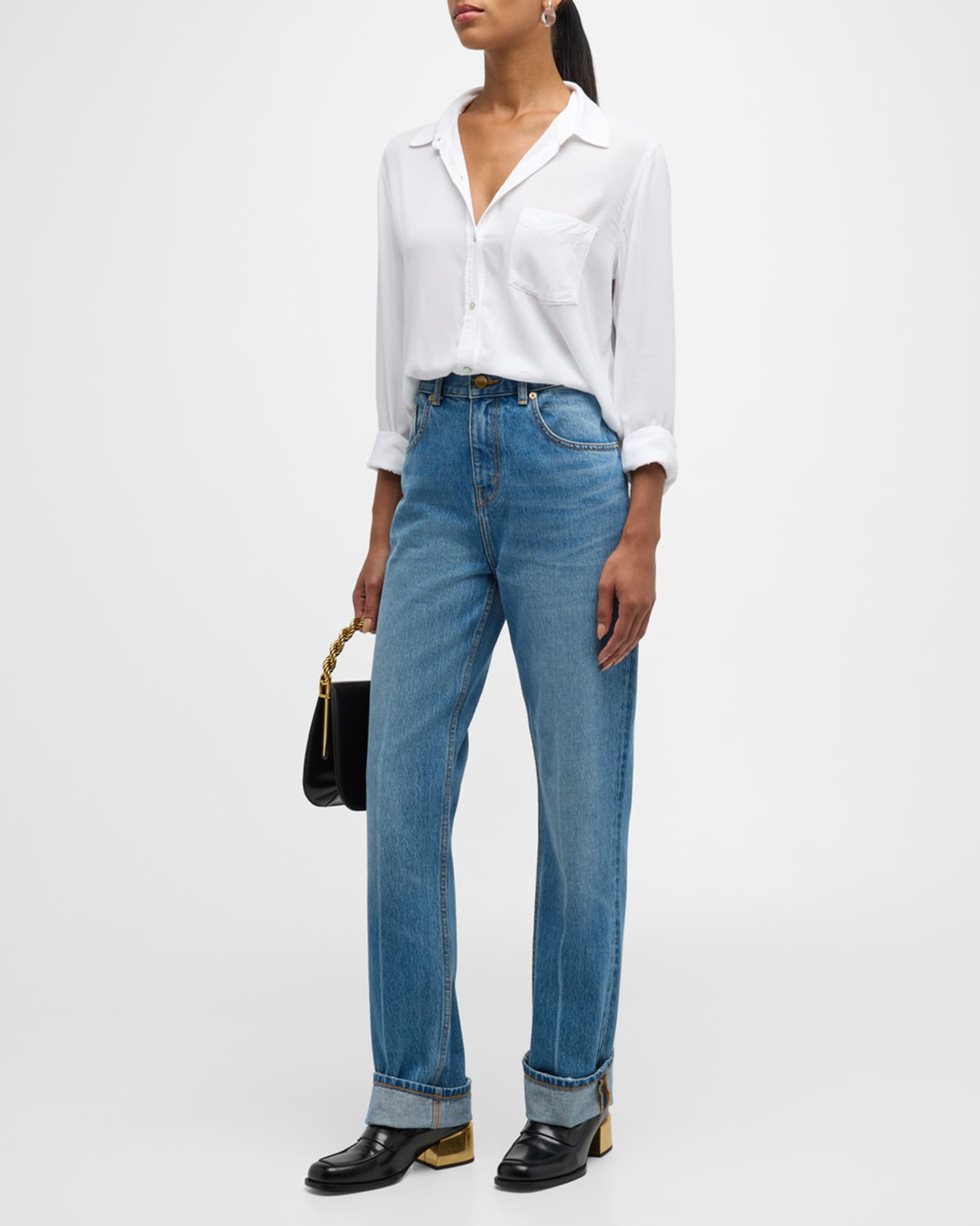 Wren Button-Front Shirt  1