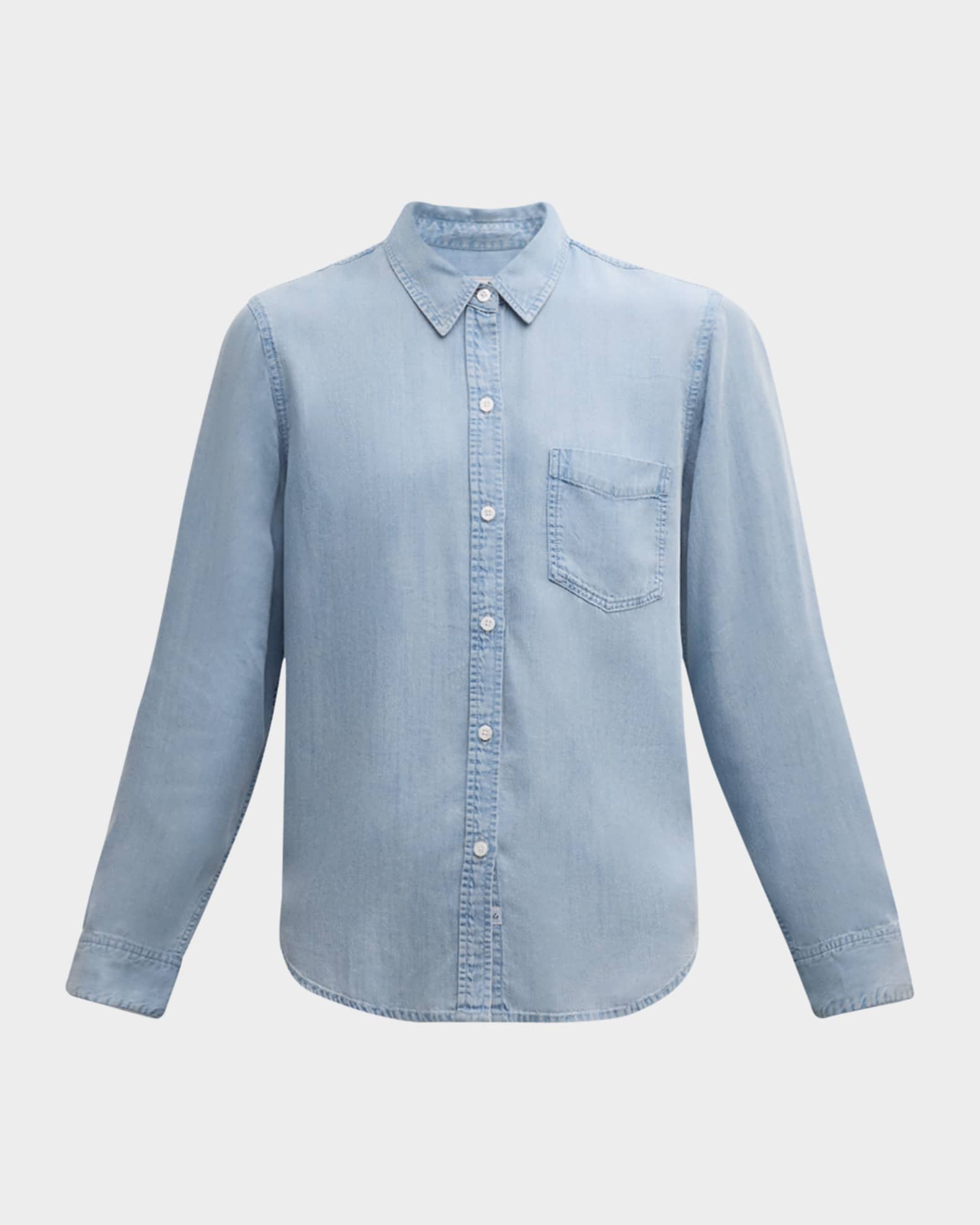 Rails Ingrid Denim Button-Front Shirt | Neiman Marcus